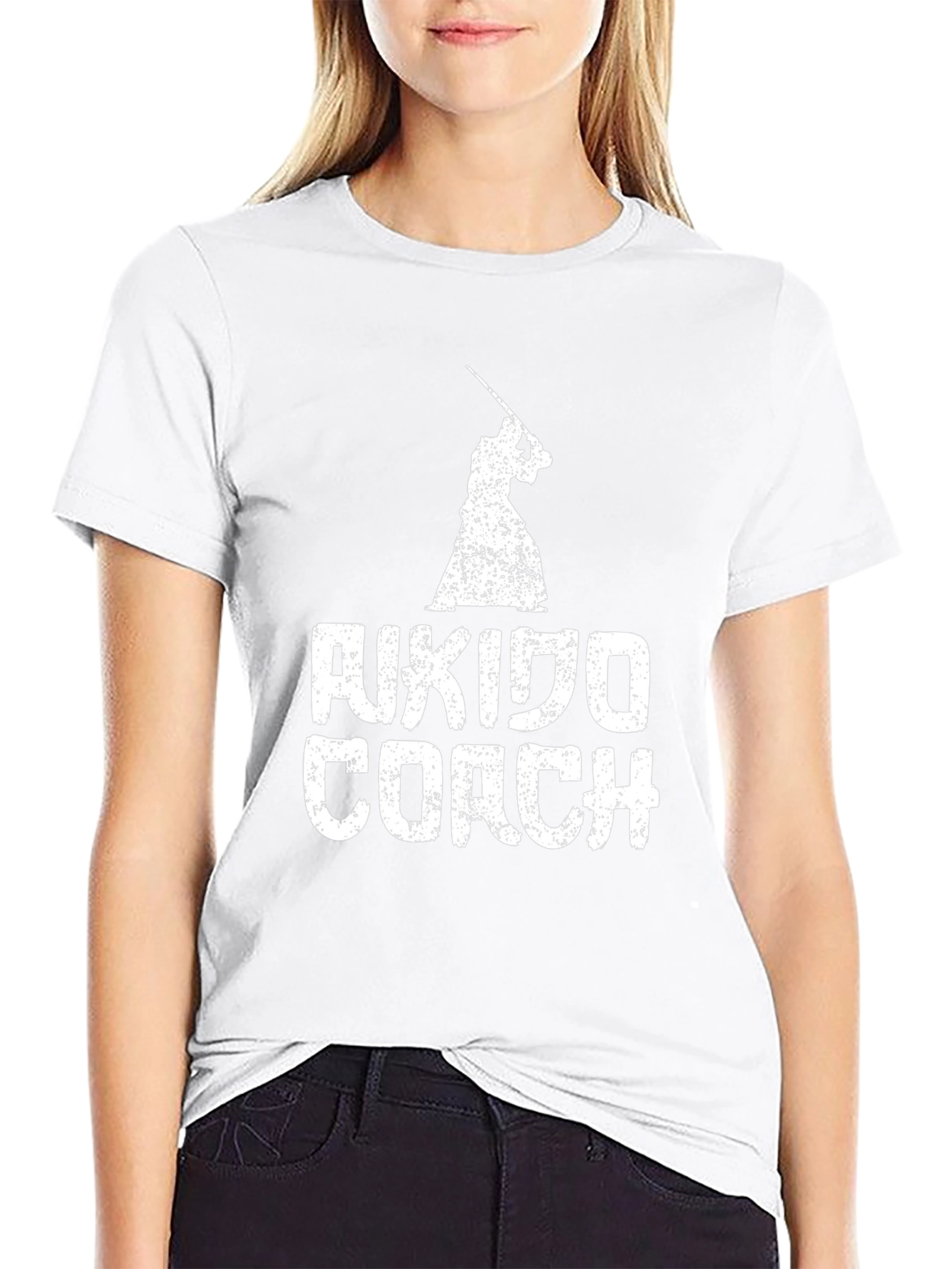 Aikido Coach Black T-Shirt