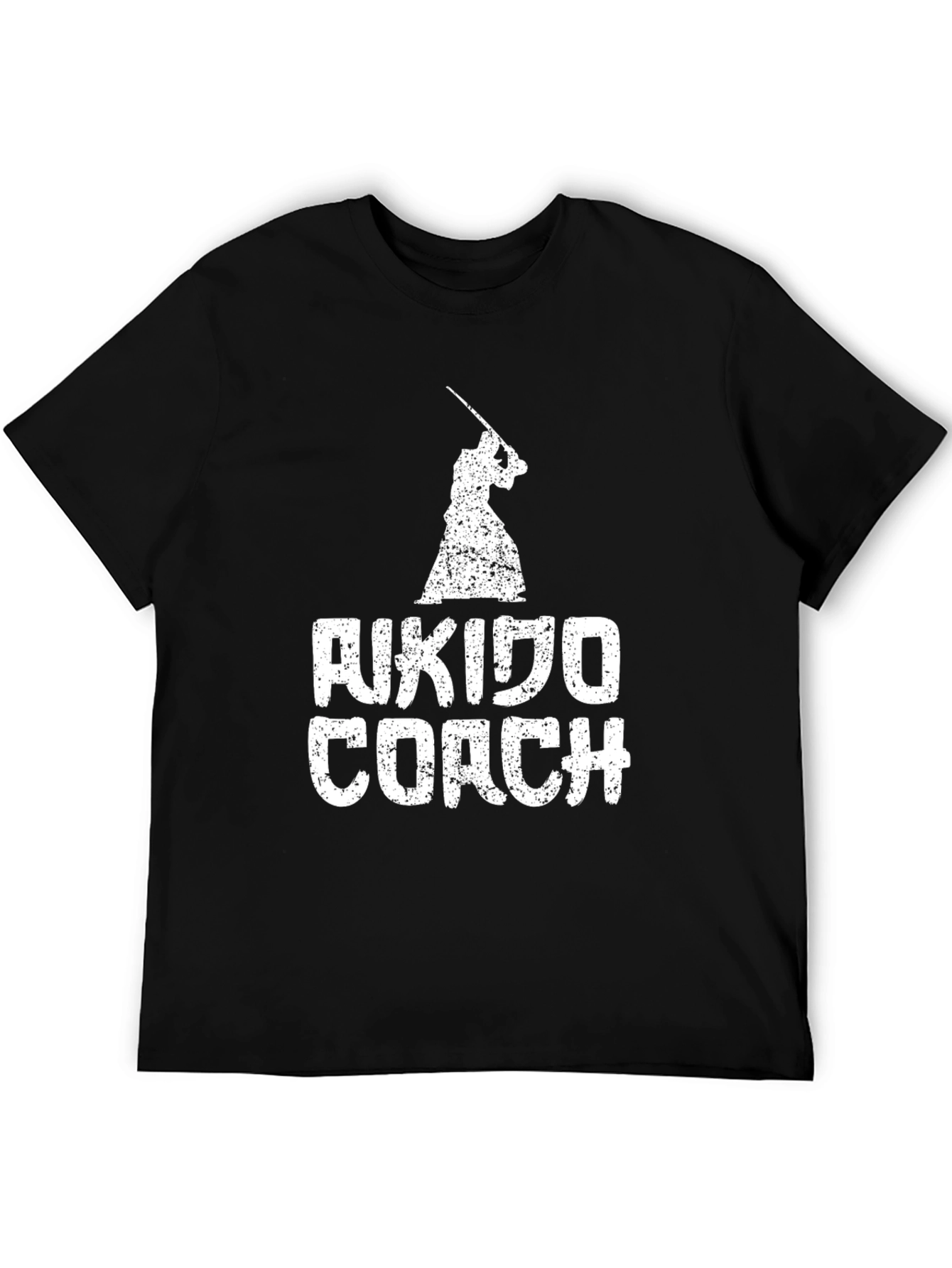 Aikido Coach Black T-Shirt