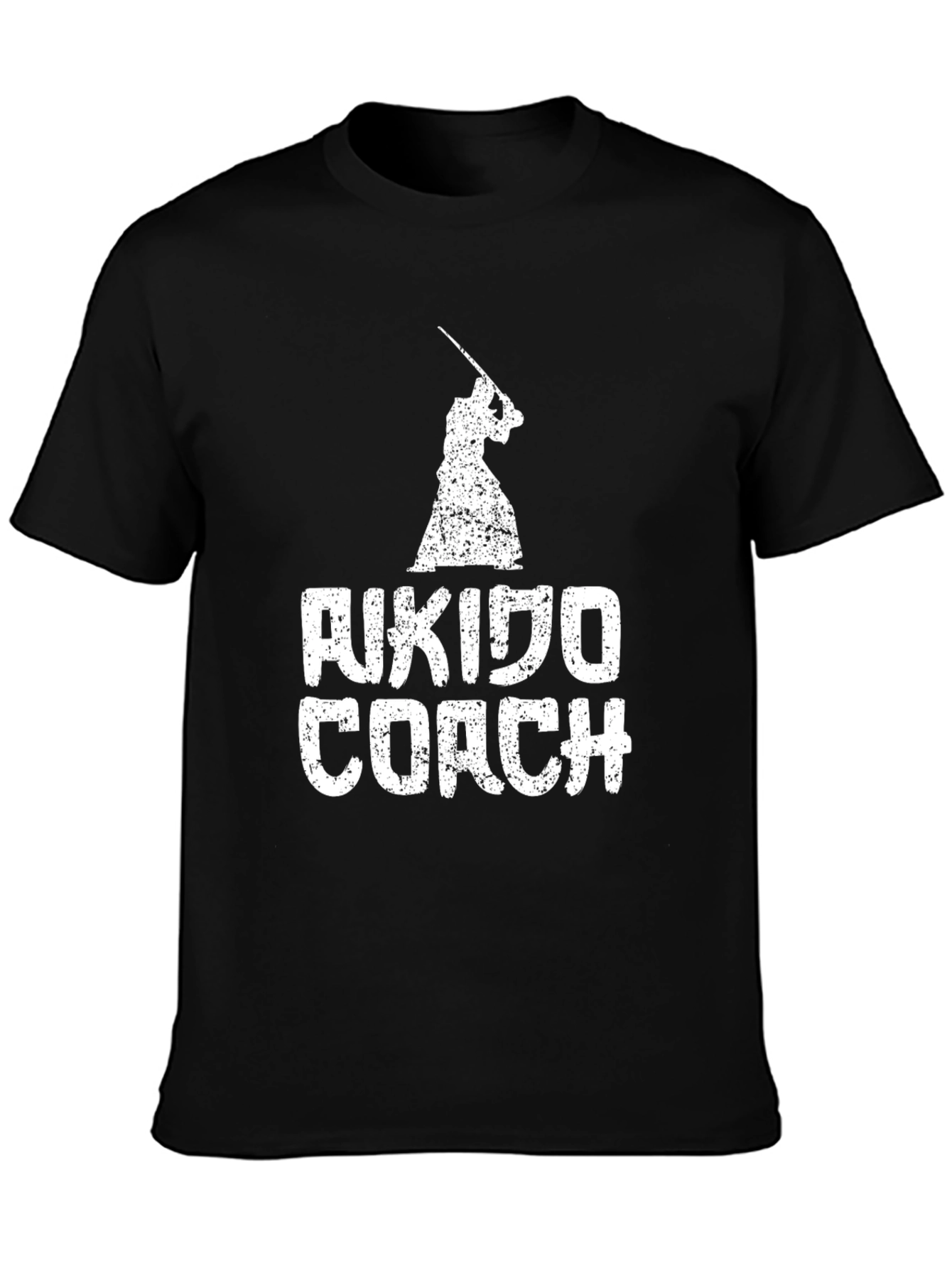 Aikido Coach Black T-Shirt