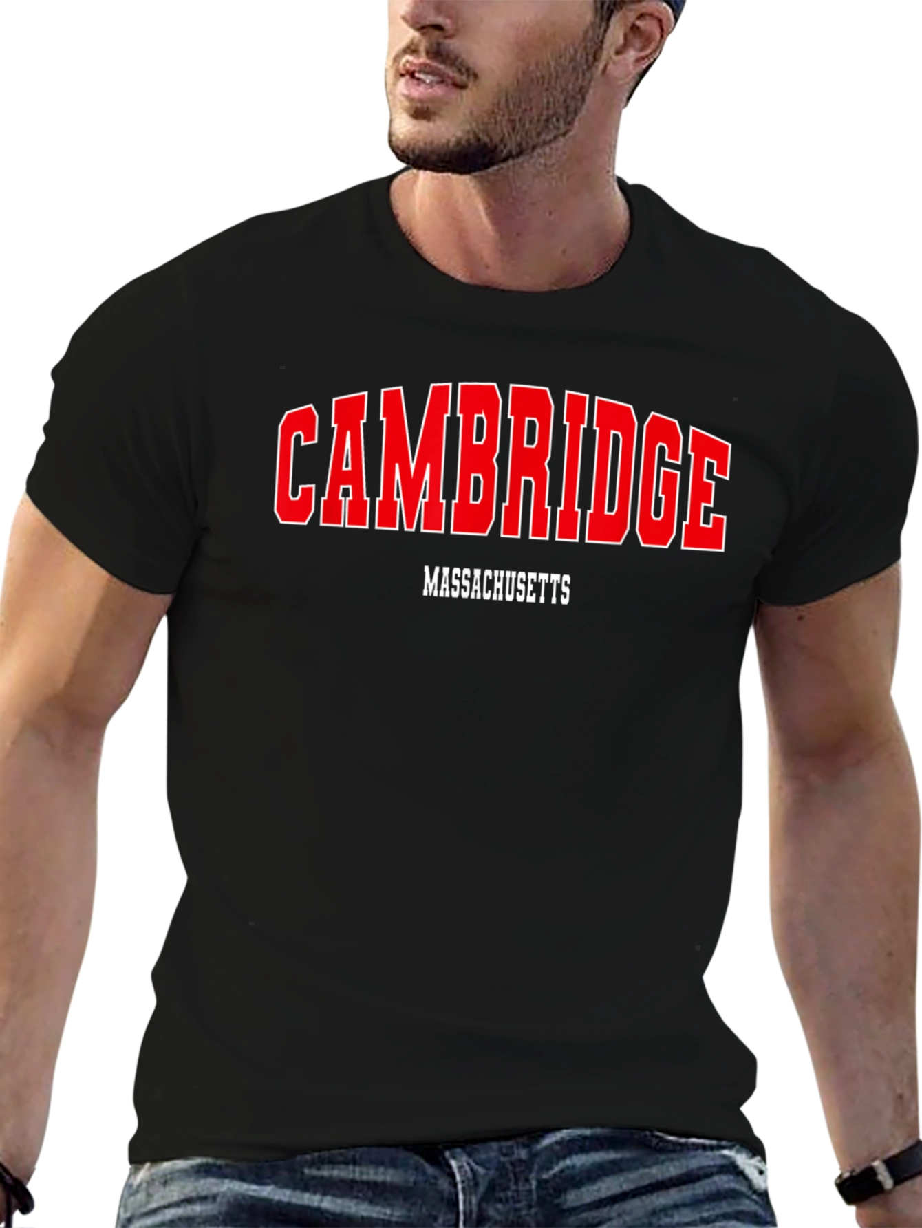 Cambridge Massachusetts T-Shirt - Classic College Style
