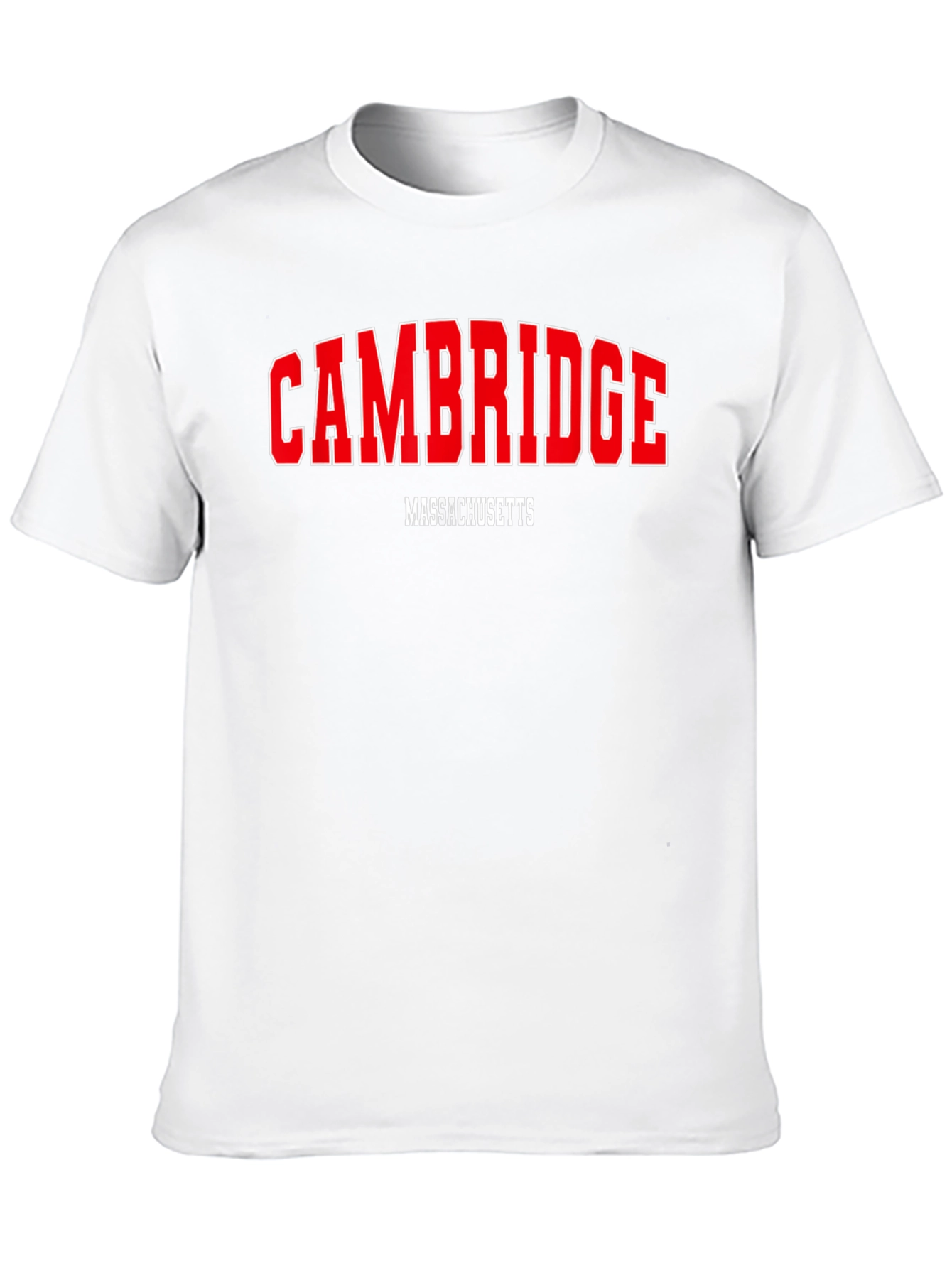 Cambridge Massachusetts T-Shirt - Classic College Style