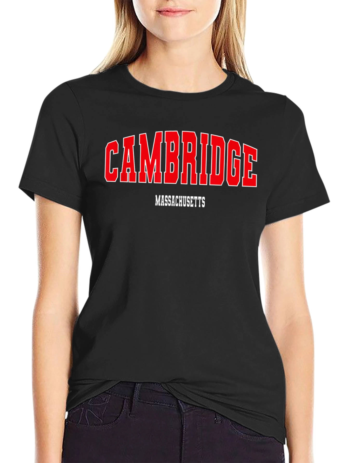 Cambridge Massachusetts T-Shirt - Classic College Style