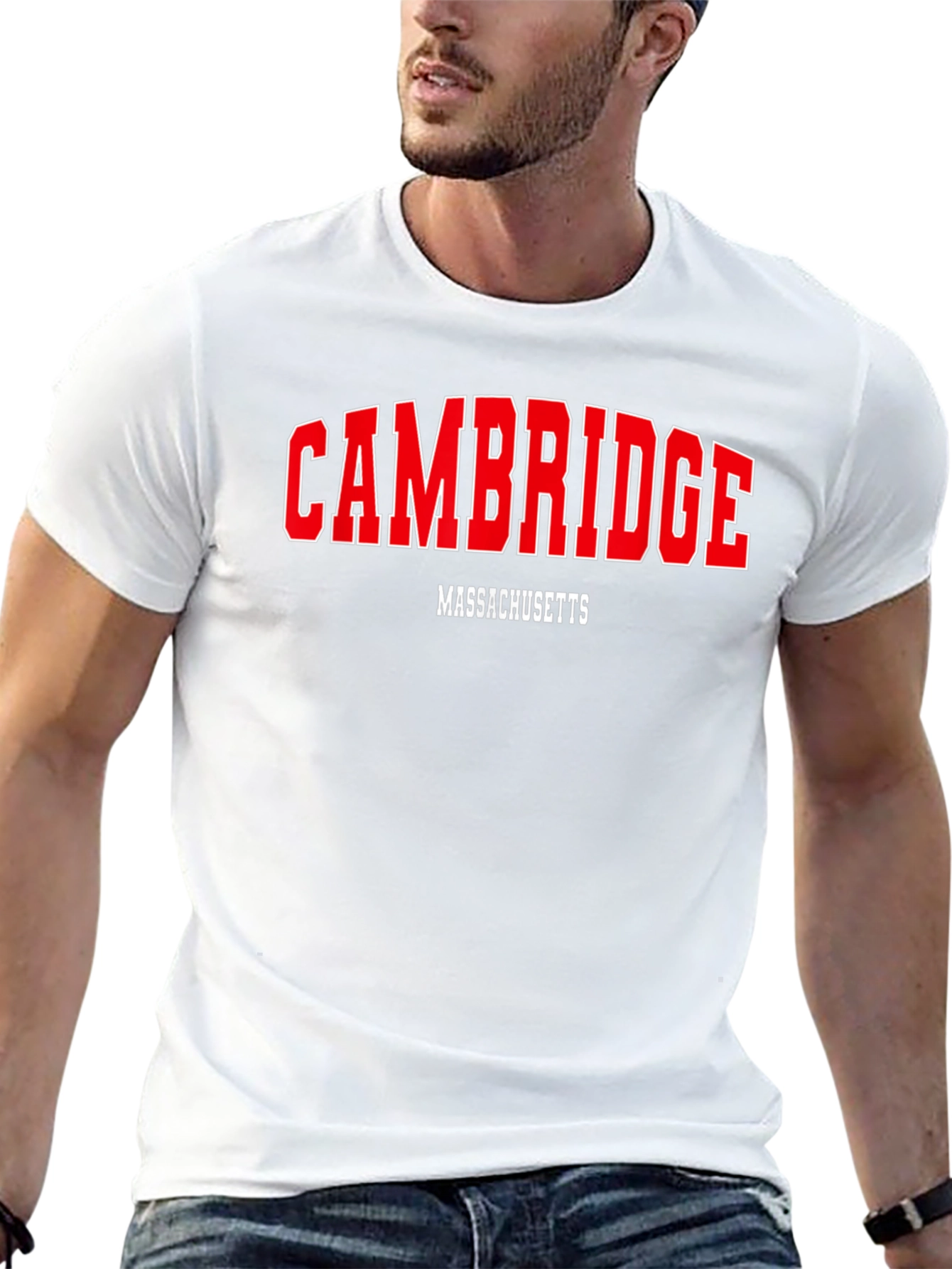 Cambridge Massachusetts T-Shirt - Classic College Style