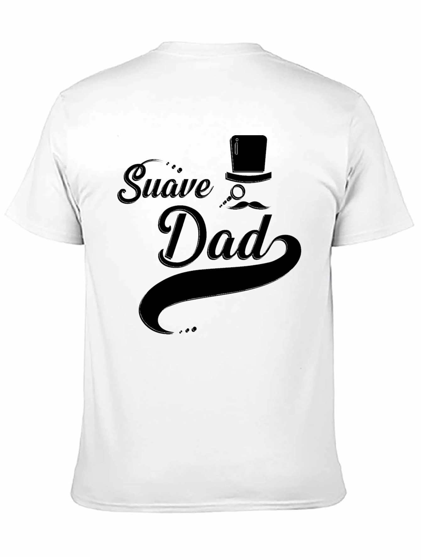 Suave Dad Black Graphic Tee
