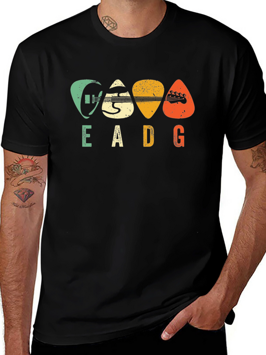 EADG Guitar Pick Graphic Tee - Musician T-Shirt