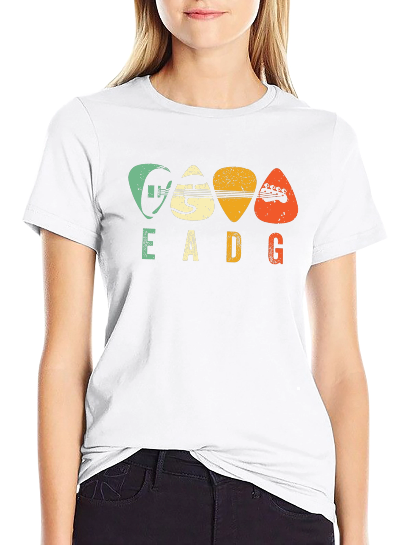 EADG Guitar Pick Graphic Tee - Musician T-Shirt