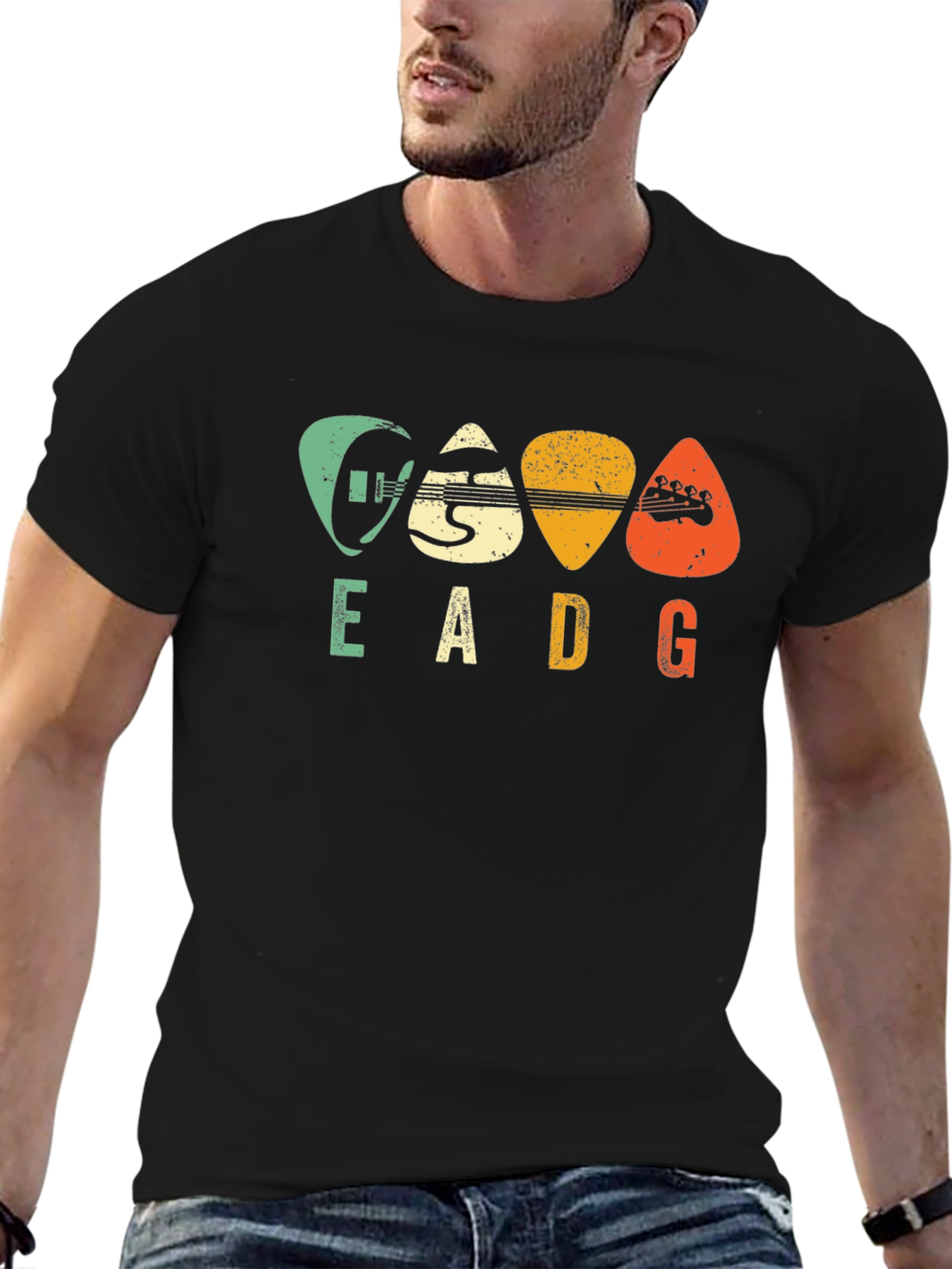 EADG Guitar Pick Graphic Tee - Musician T-Shirt