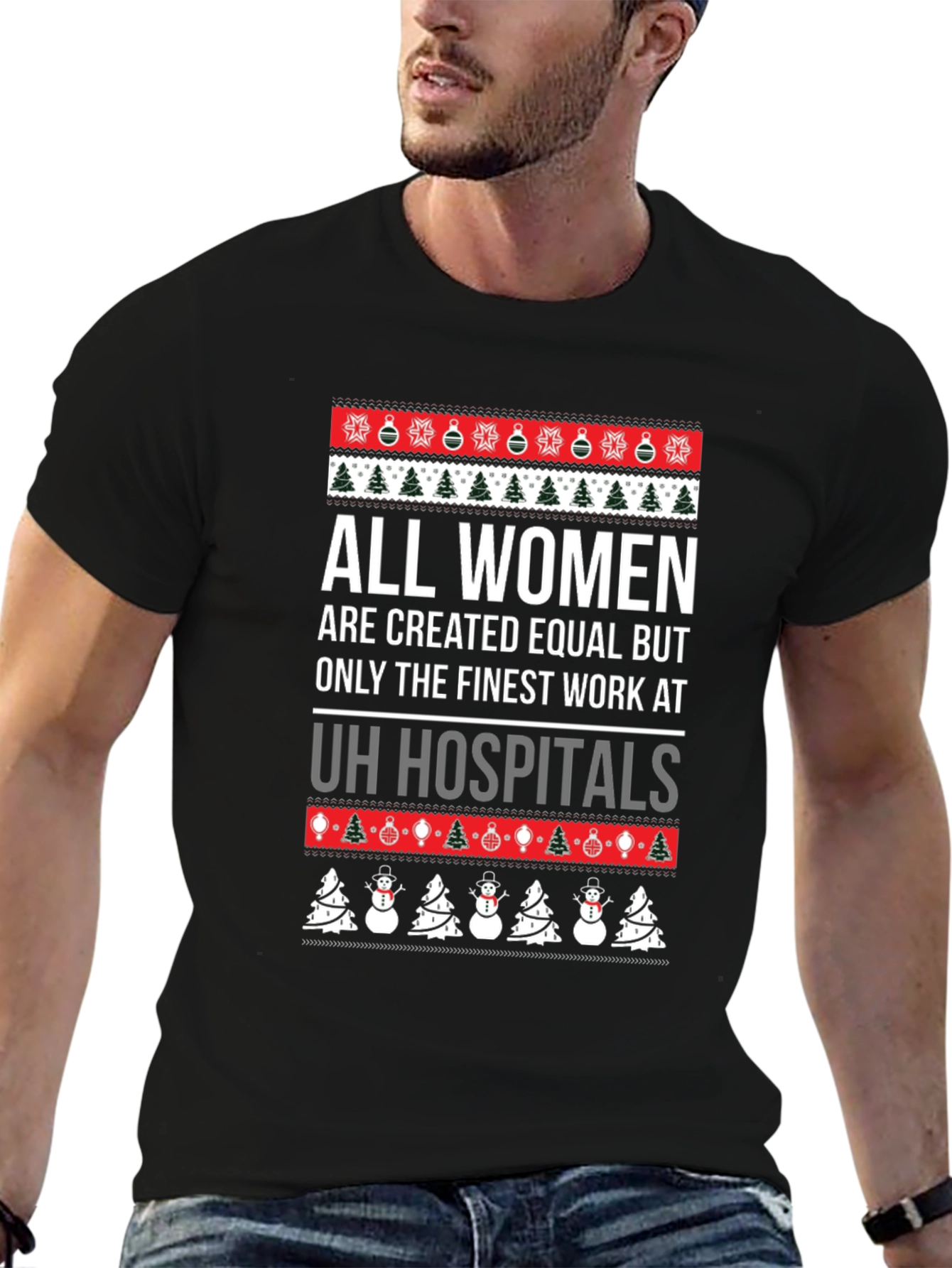 Funny Womens Hospital Christmas T-Shirt