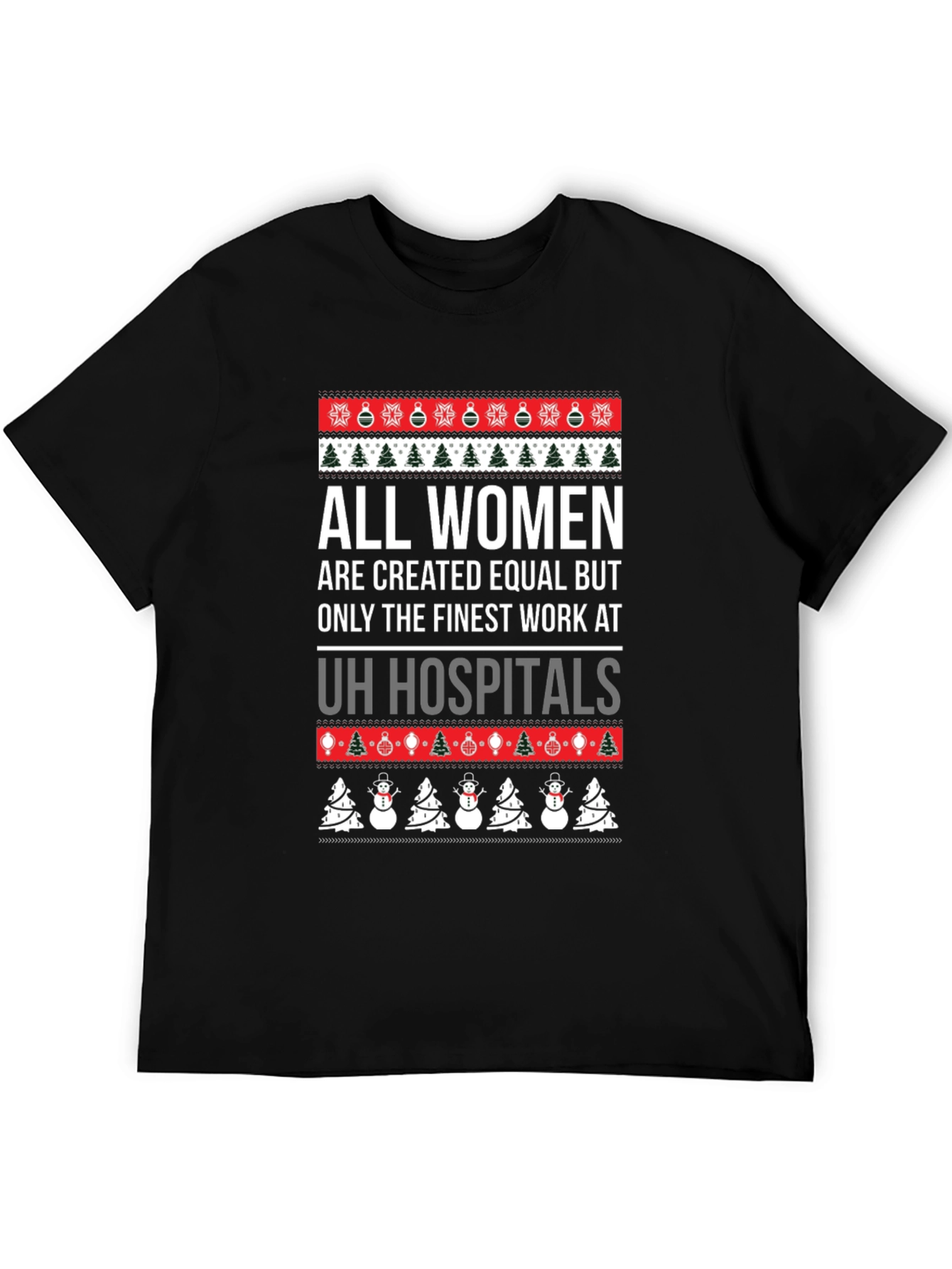 Funny Womens Hospital Christmas T-Shirt