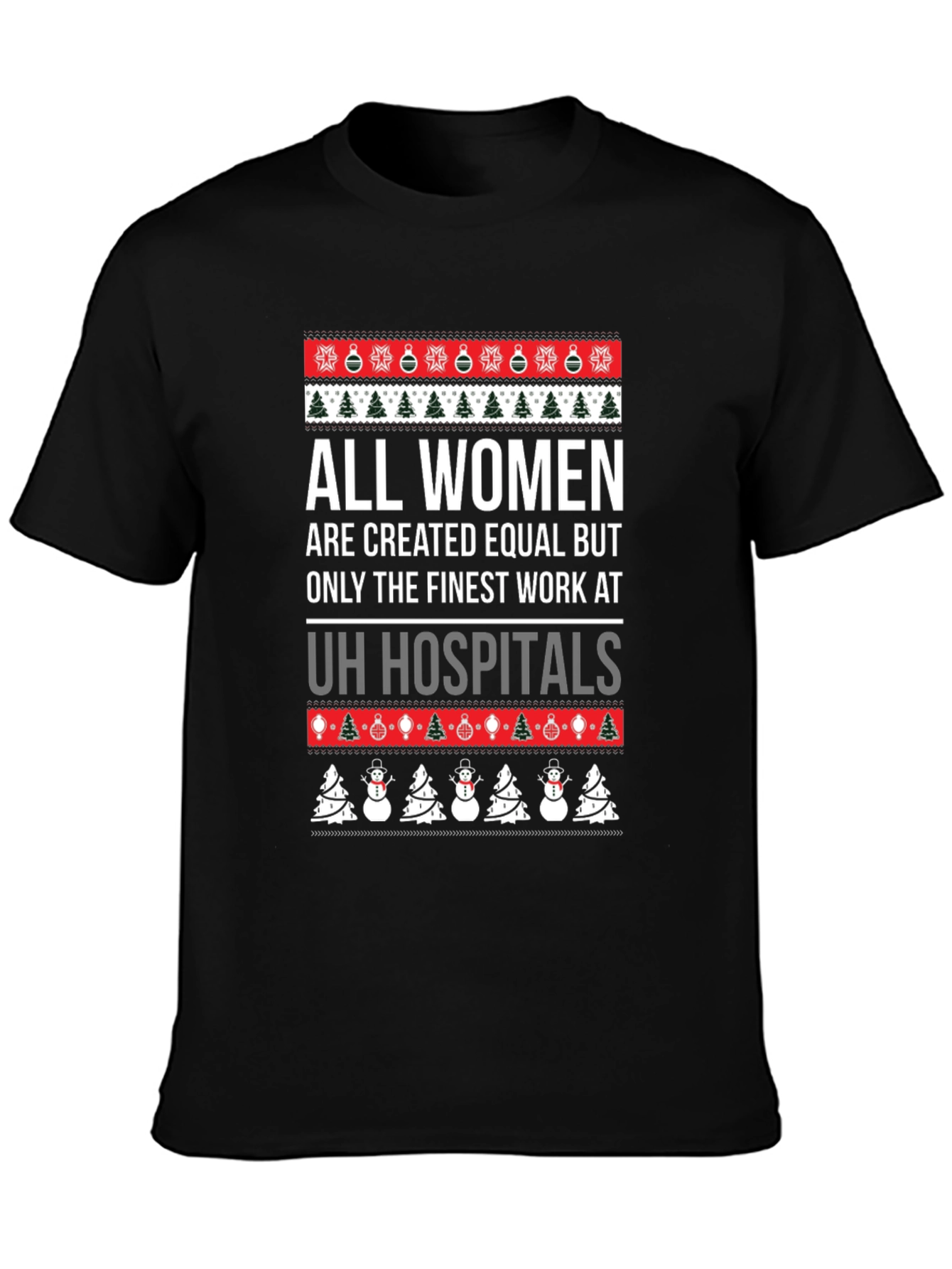 Funny Womens Hospital Christmas T-Shirt