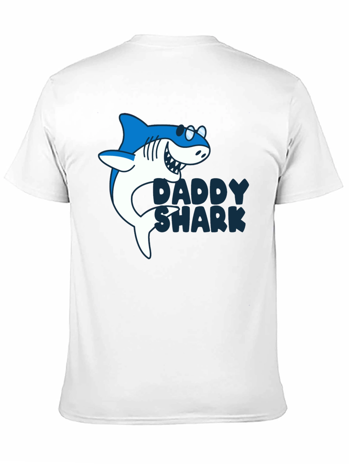 Daddy Shark Graphic Tee - Mens Black T-Shirt