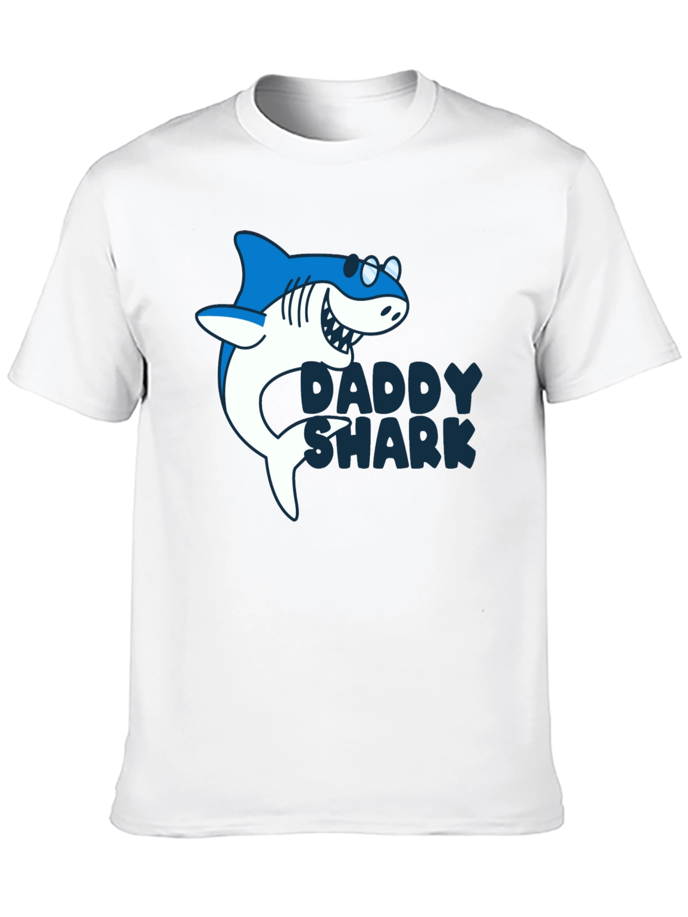 Daddy Shark Graphic Tee - Mens Black T-Shirt