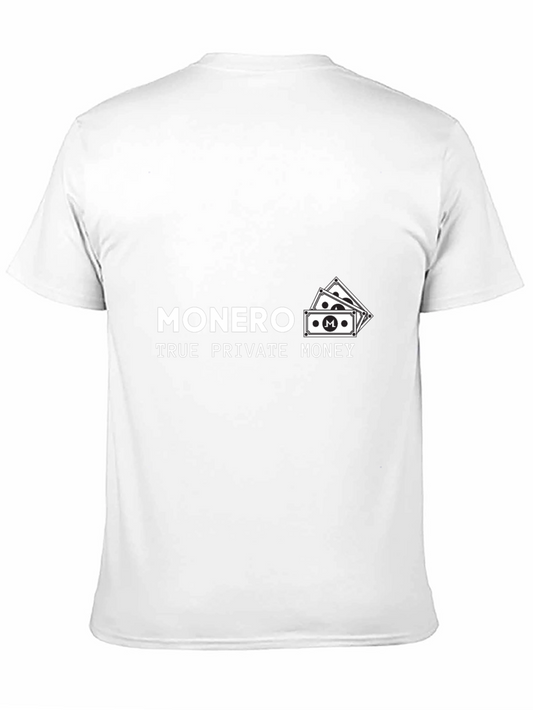 Monero True Private Money Black T-Shirt