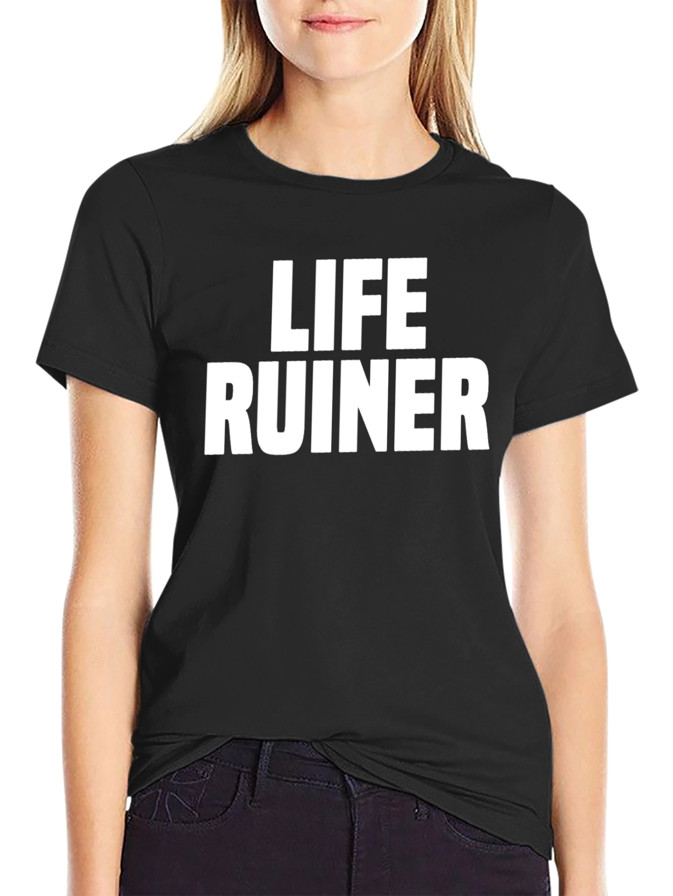 Life Ruiner Black Graphic Tee