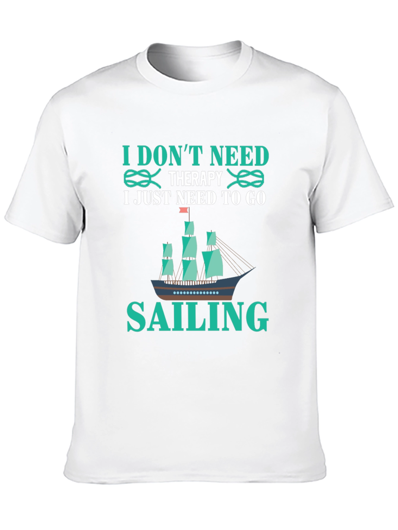 Sailing Therapy T-Shirt - Boating Adventure Tee