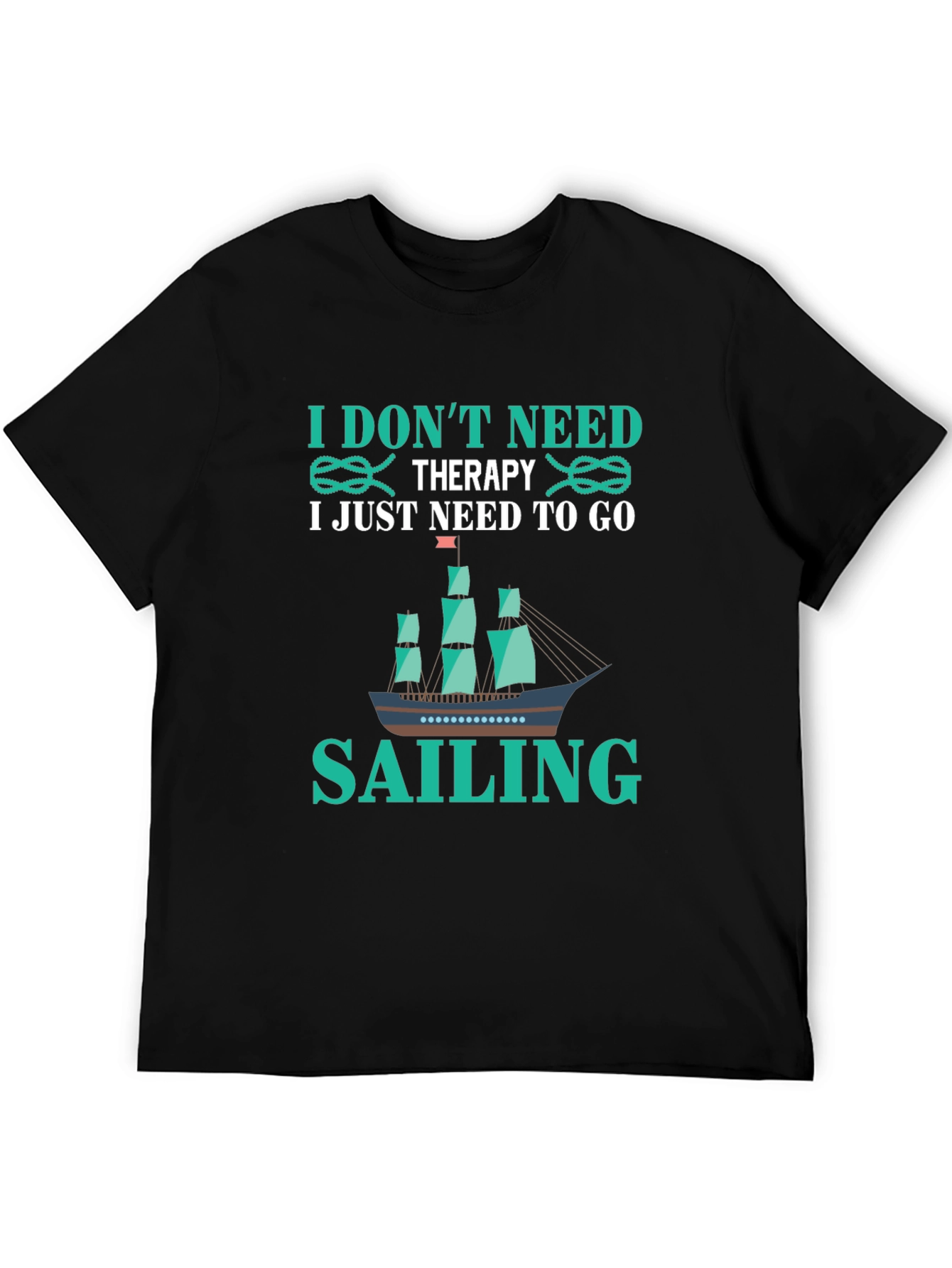 Sailing Therapy T-Shirt - Boating Adventure Tee