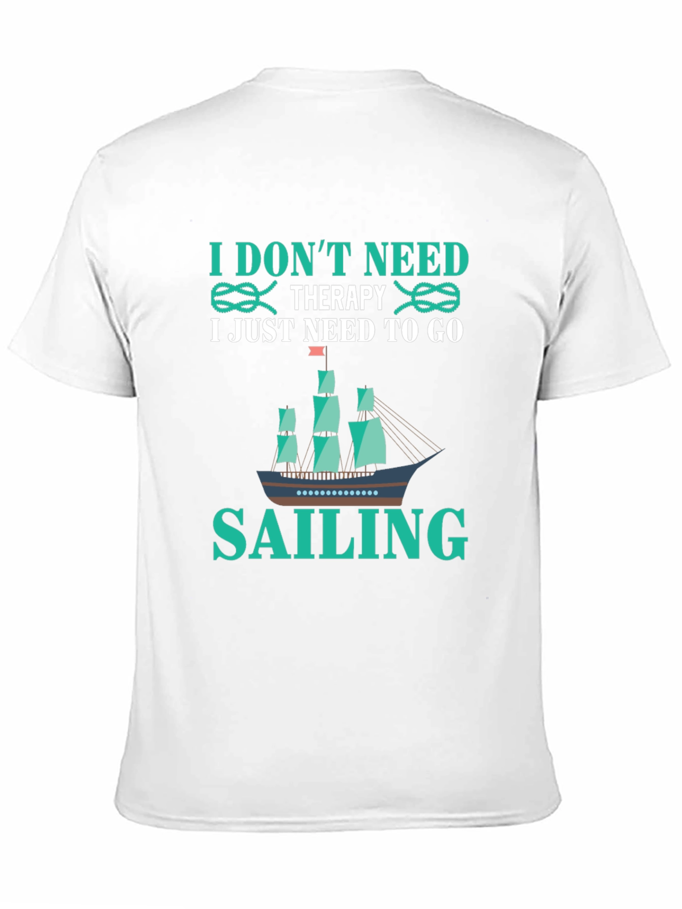 Sailing Therapy T-Shirt - Boating Adventure Tee