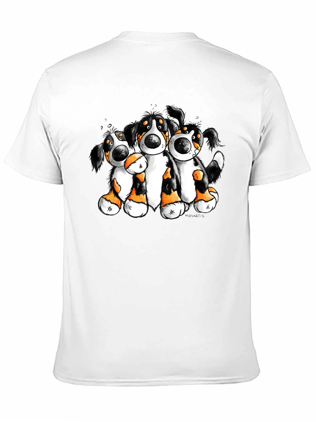 Cartoon Bernese Mountain Dog T-Shirt