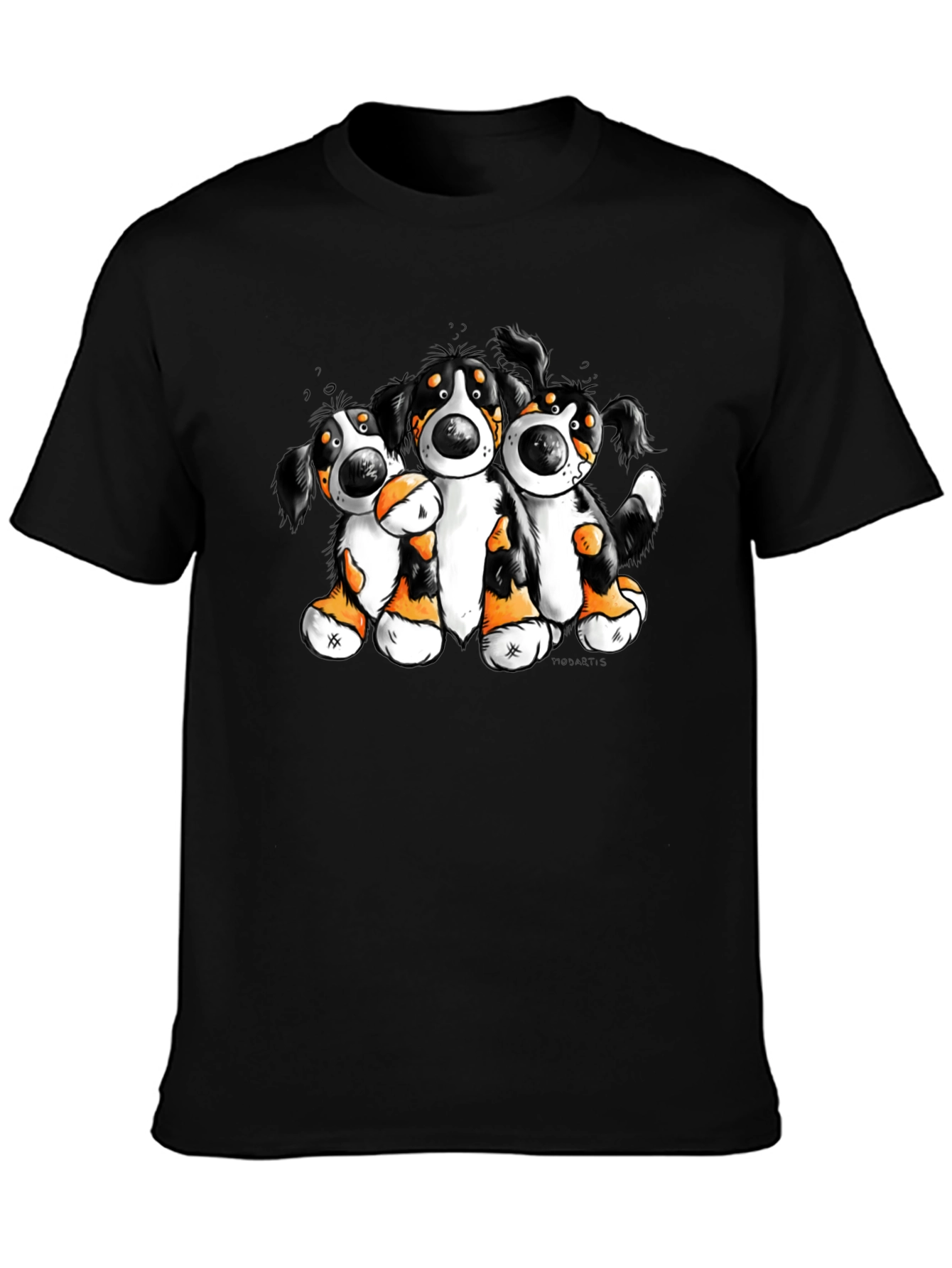 Cartoon Bernese Mountain Dog T-Shirt