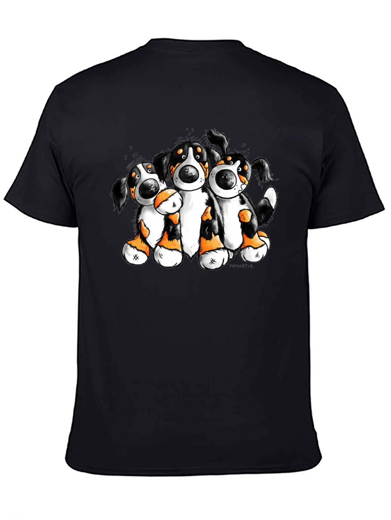 Cartoon Bernese Mountain Dog T-Shirt
