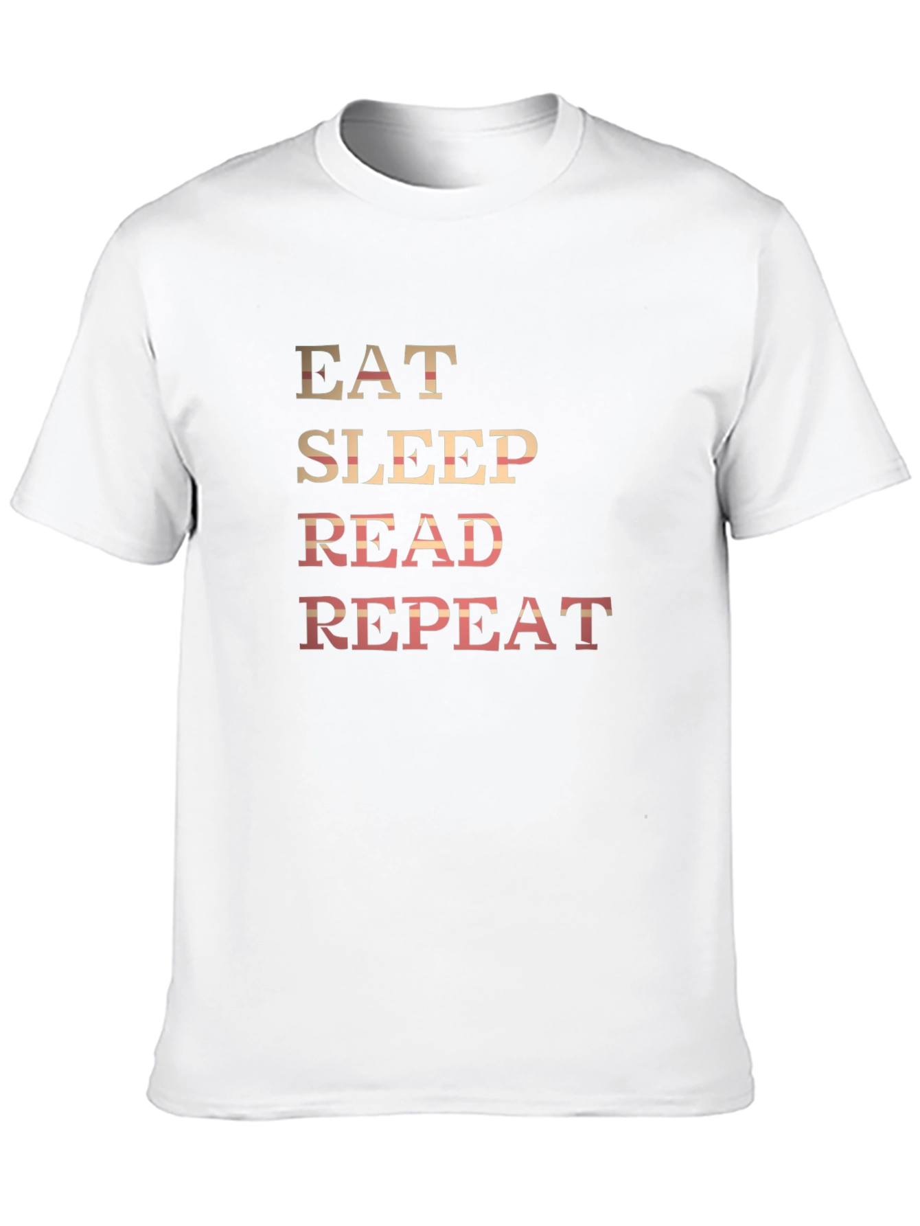 Eat Sleep Read Repeat Graphic Tee - Black