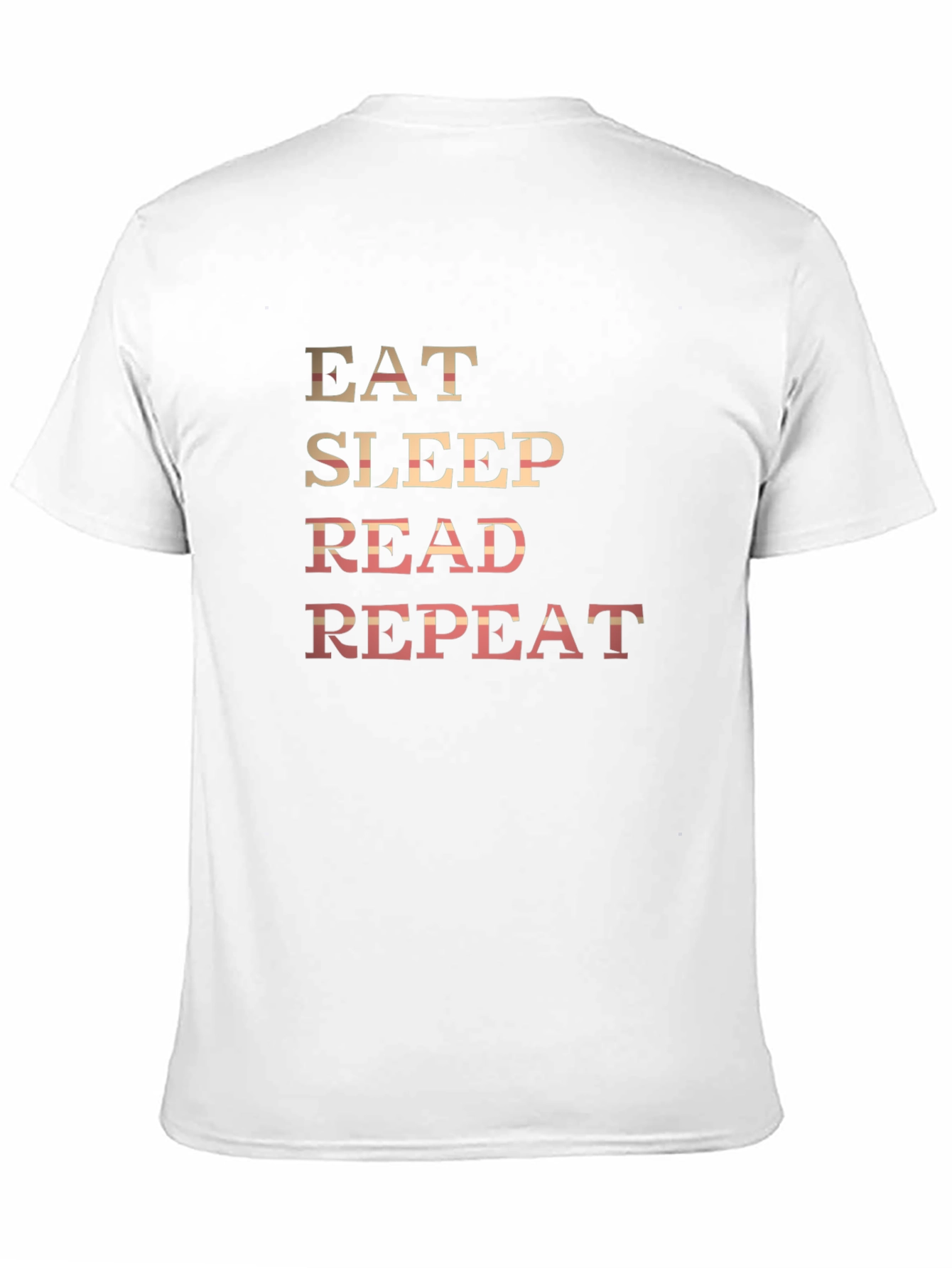 Eat Sleep Read Repeat Graphic Tee - Black