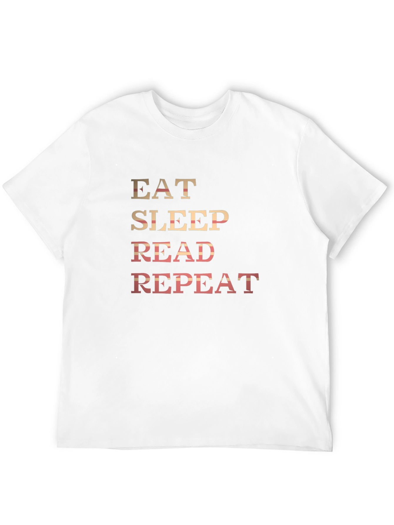 Eat Sleep Read Repeat Graphic Tee - Black