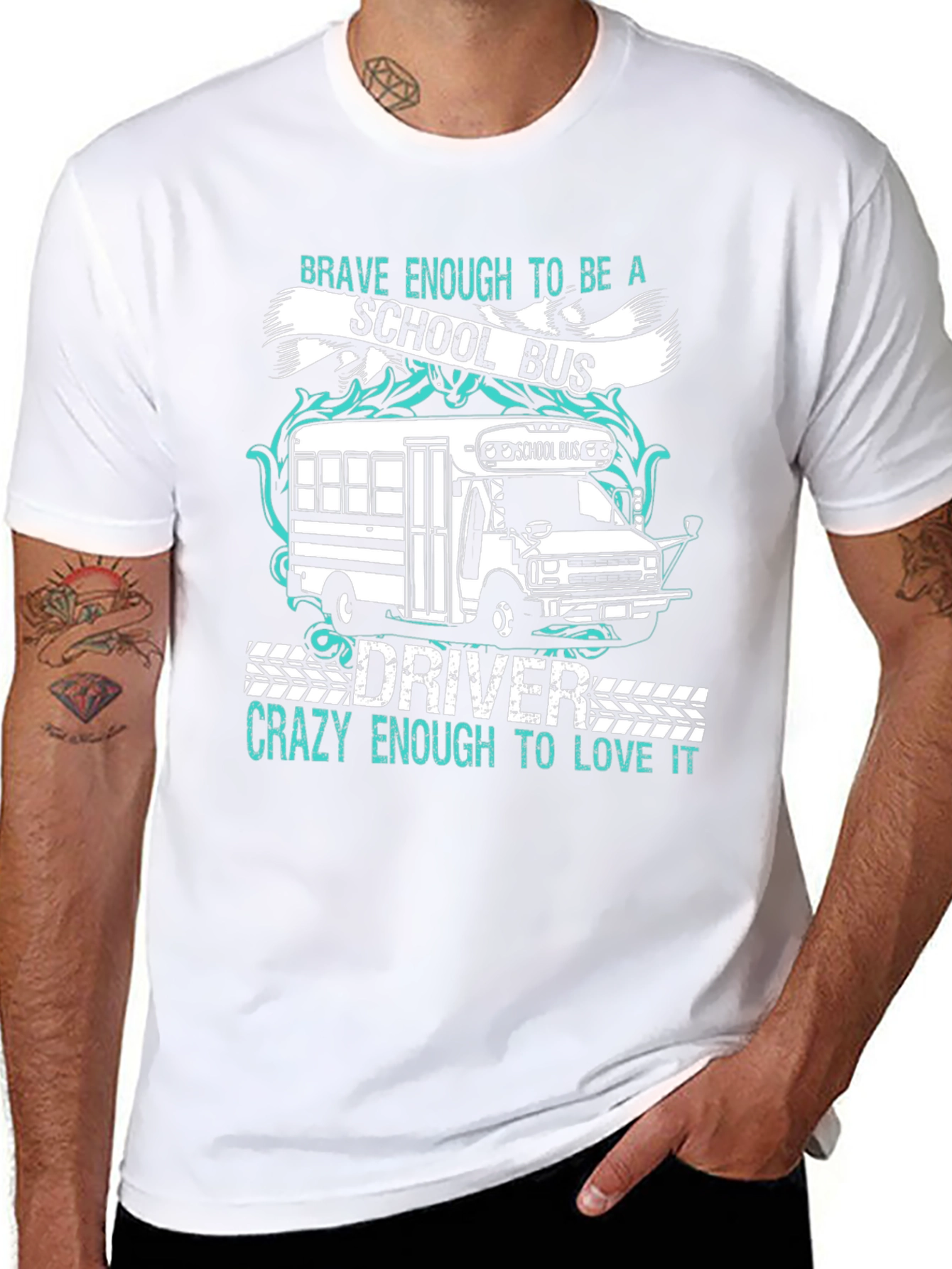 School Bus Driver Graphic T-Shirt