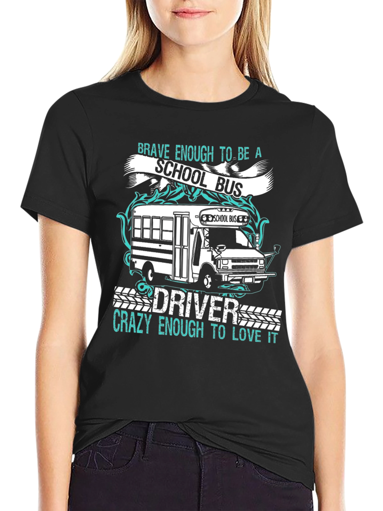 School Bus Driver Graphic T-Shirt