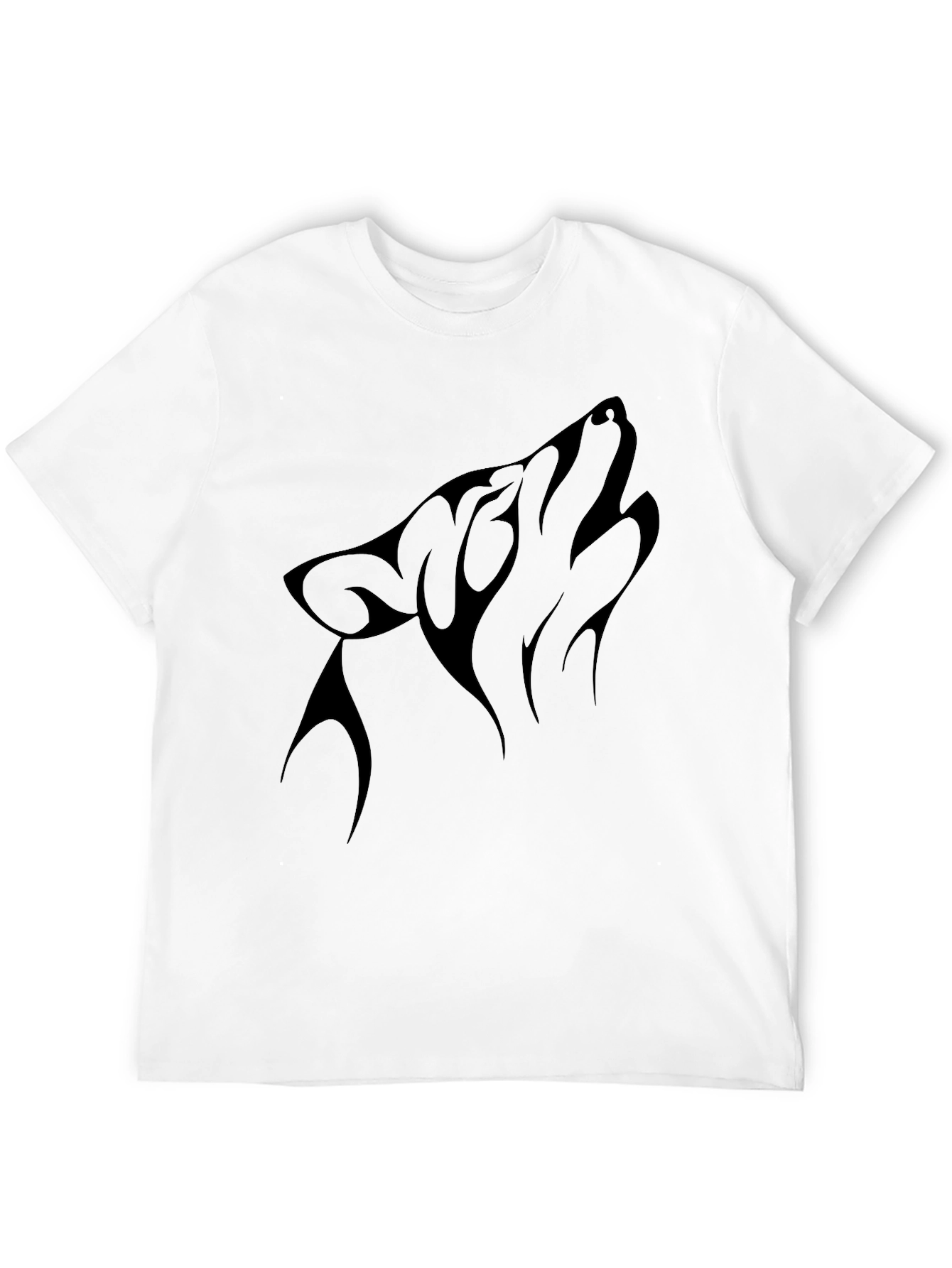 Black Wolf Howl Graphic Tee