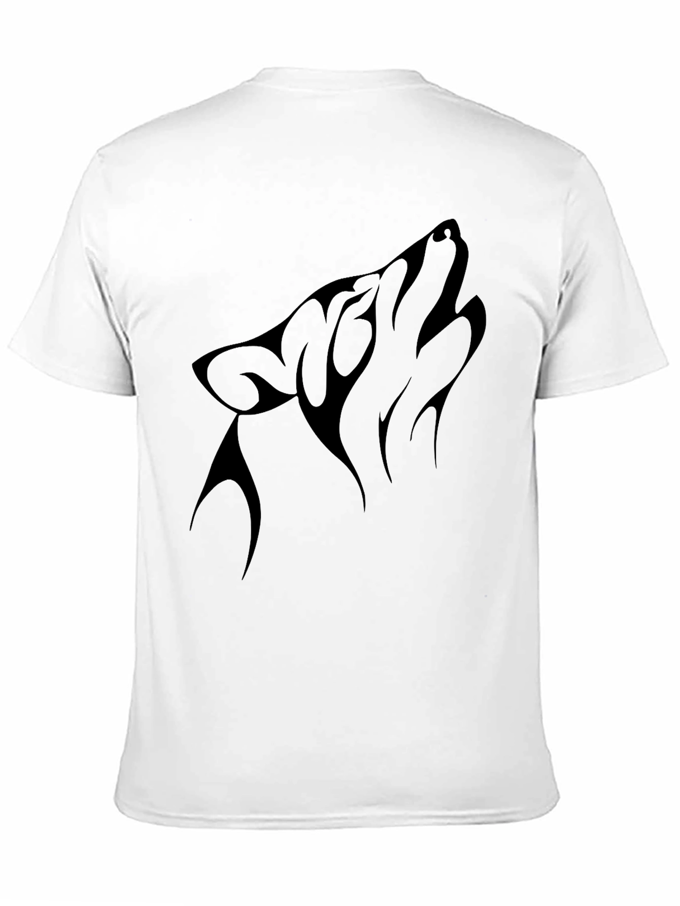 Black Wolf Howl Graphic Tee