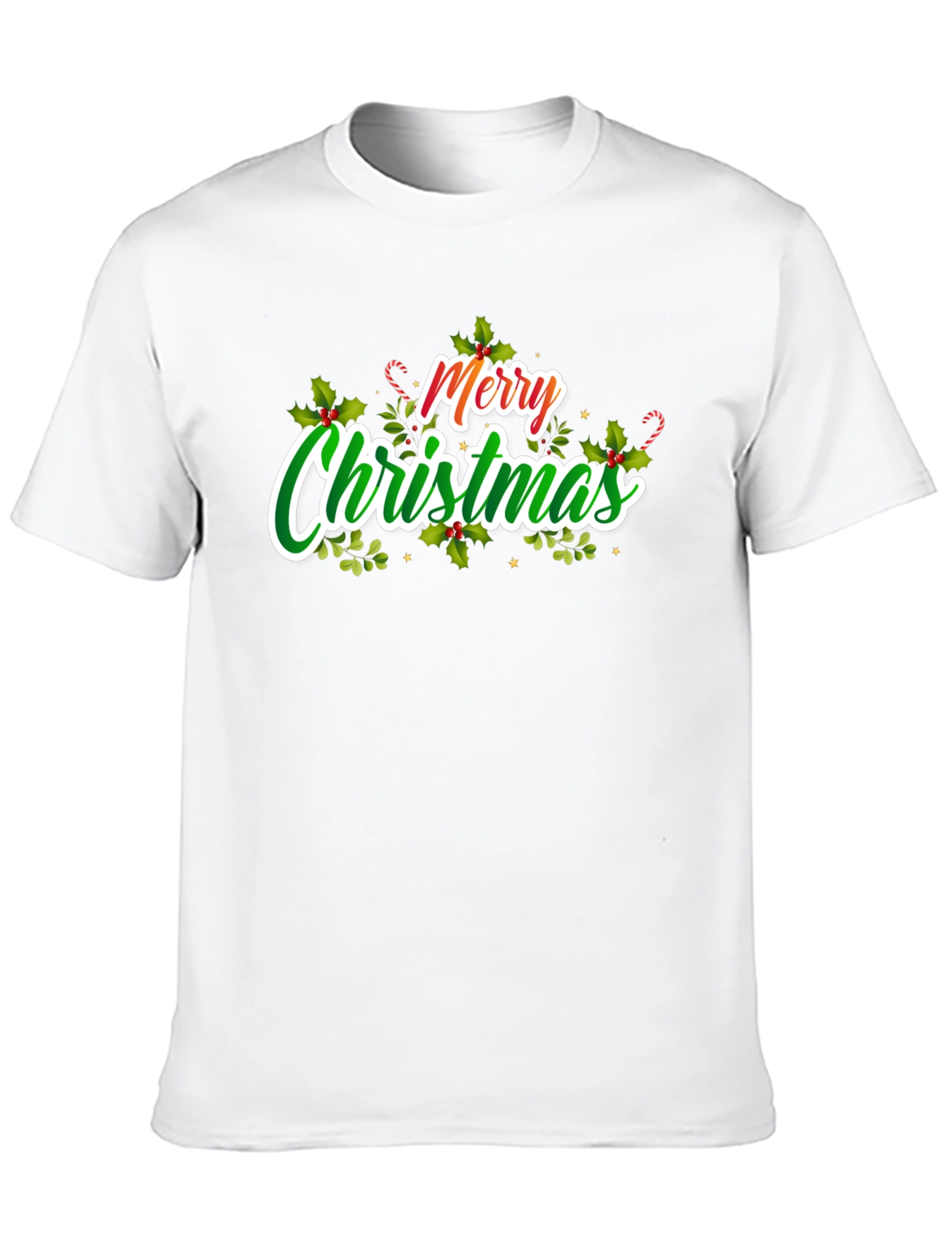Festive Merry Christmas Graphic Tee
