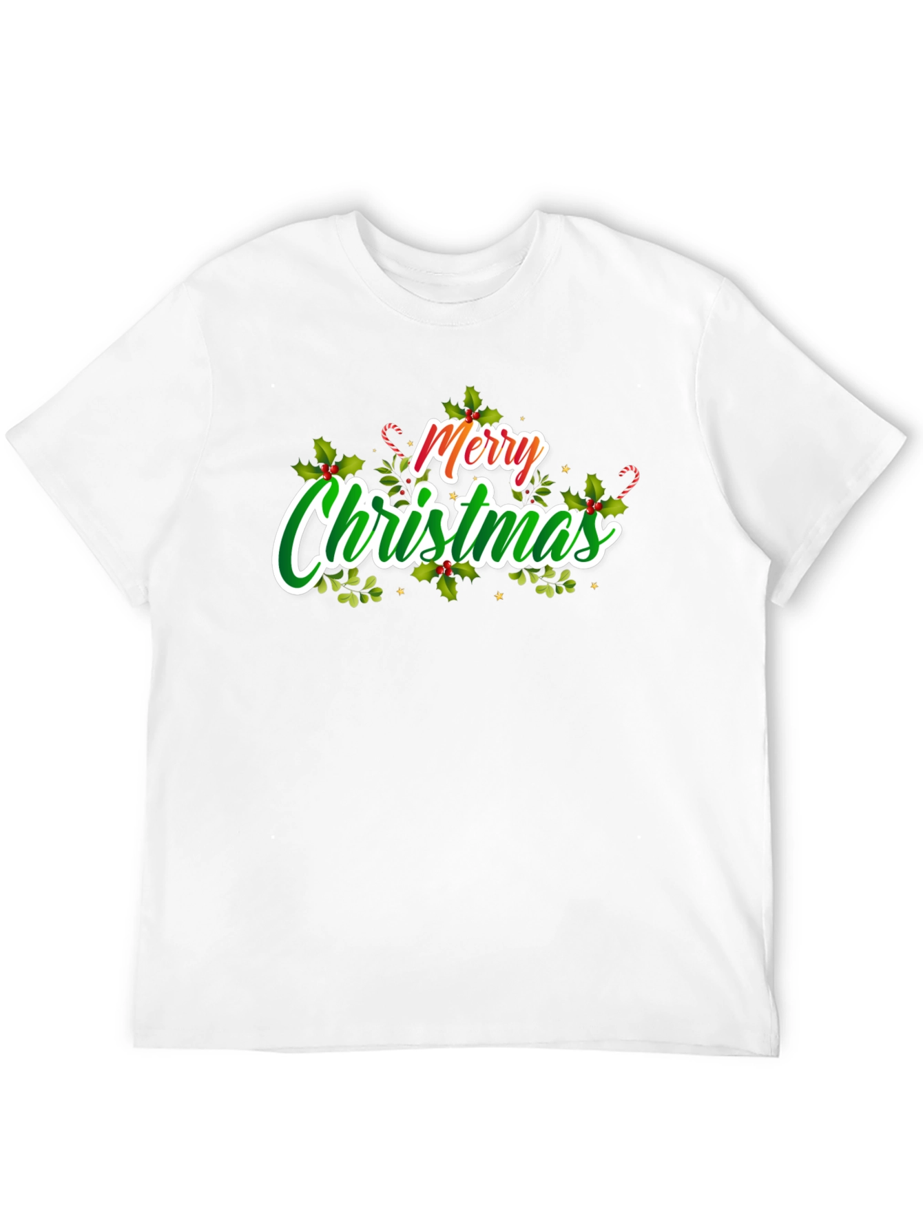 Festive Merry Christmas Graphic Tee