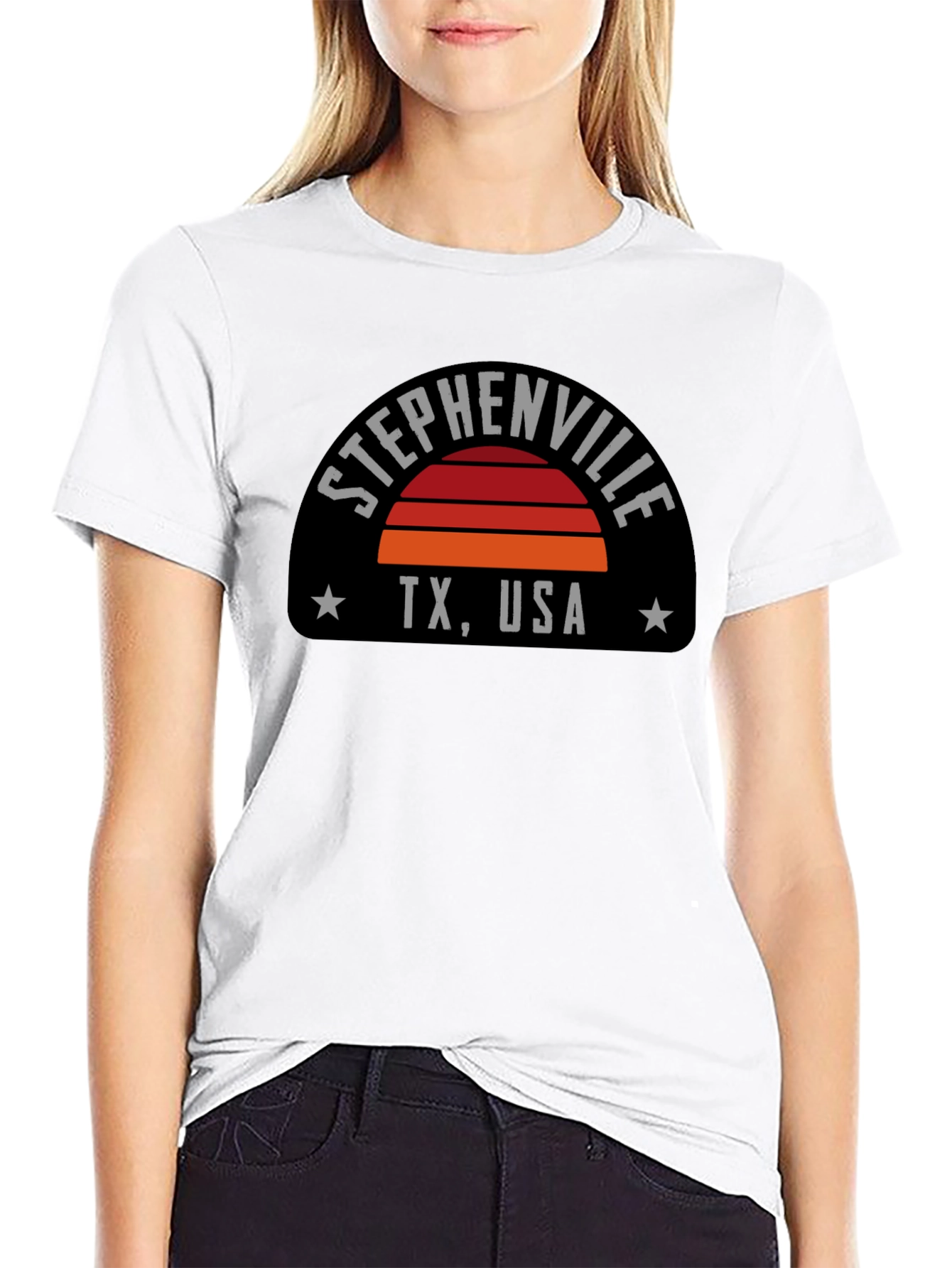 Stephenville TX USA Retro Graphic T-Shirt