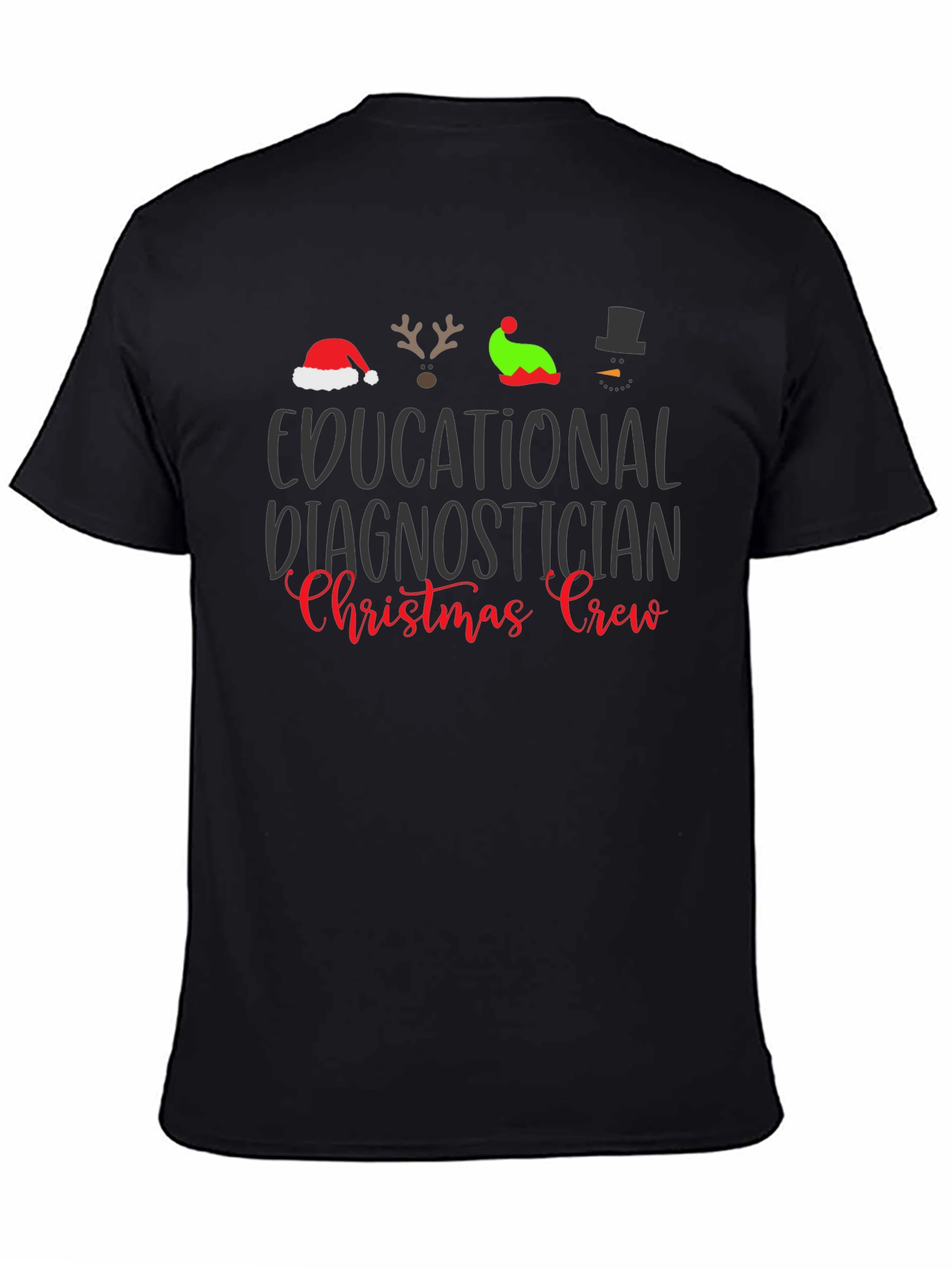 Educational Diagnostician Christmas Crew T-Shirt