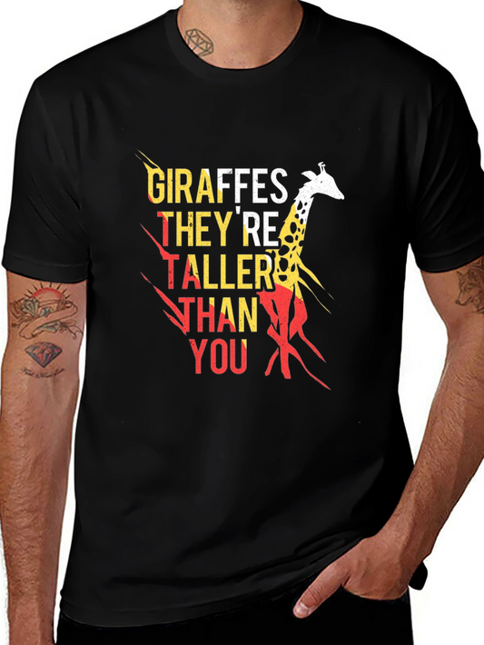 Giraffe Taller Than You Graphic Tee