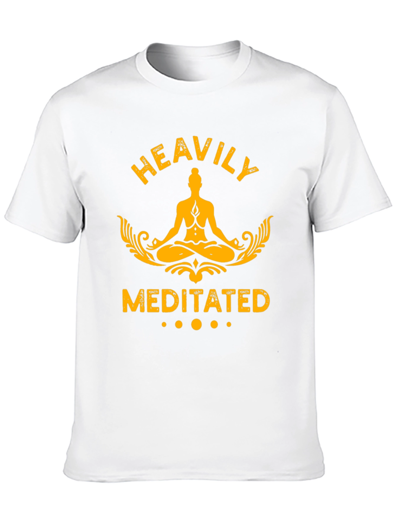Heavily Meditated Graphic T-Shirt - Black
