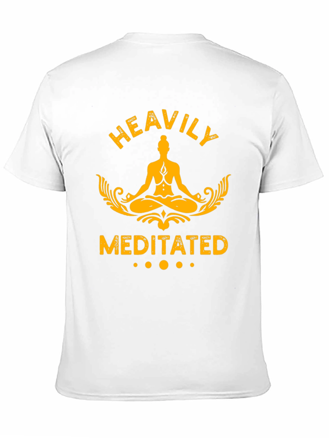 Heavily Meditated Graphic T-Shirt - Black