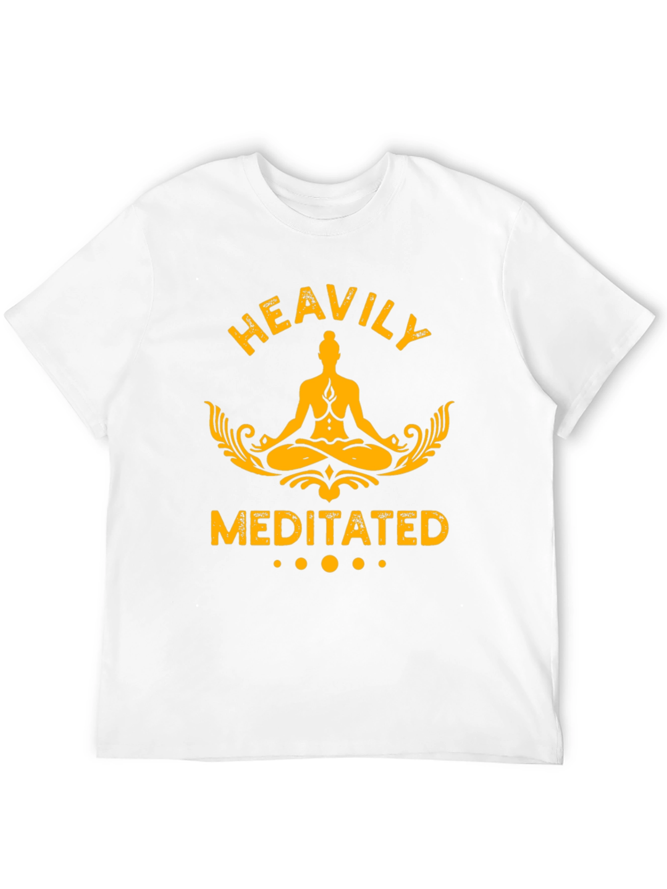 Heavily Meditated Graphic T-Shirt - Black