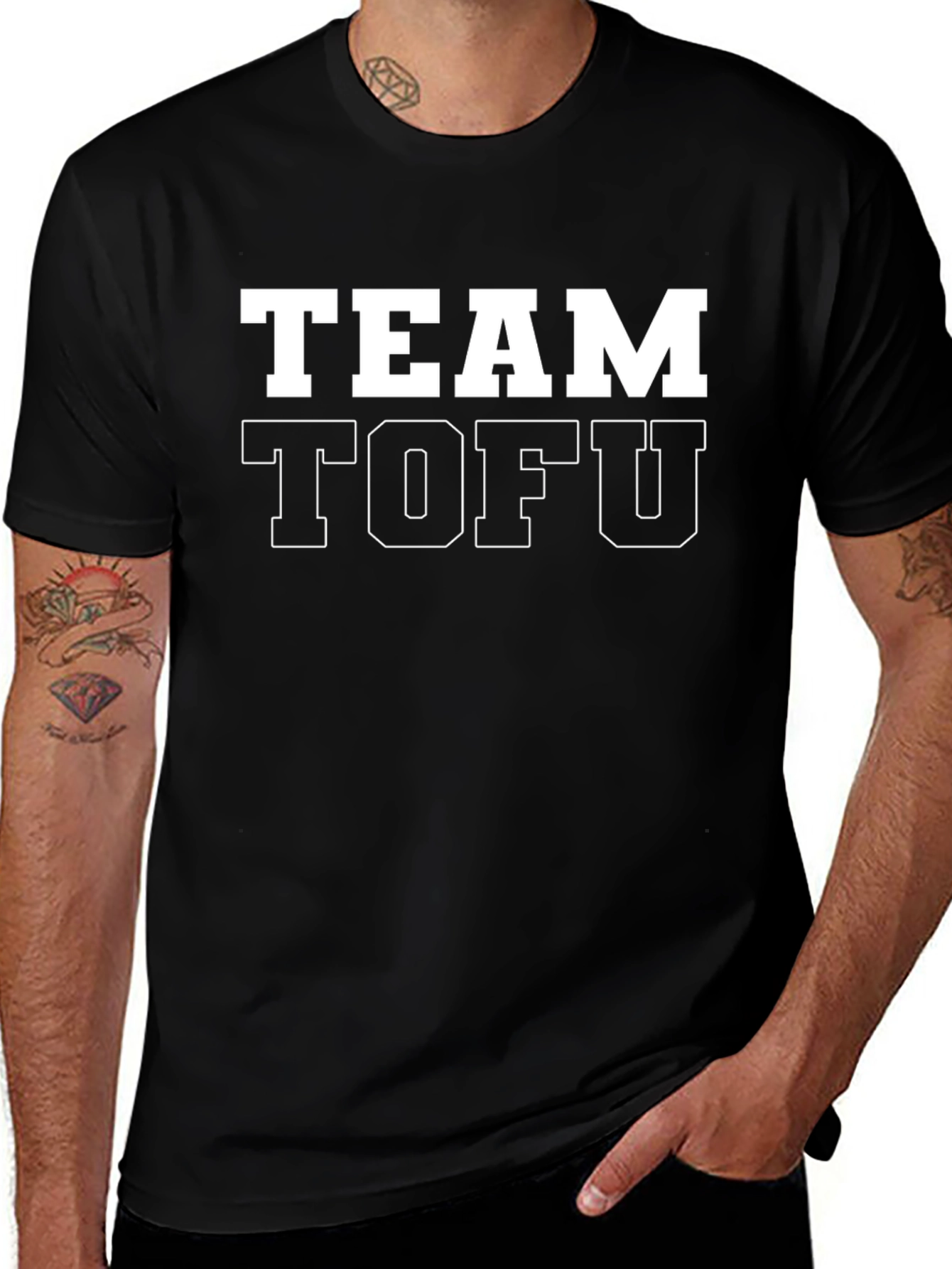 Team Tofu Tee - Vegan & Vegetarian Pride!