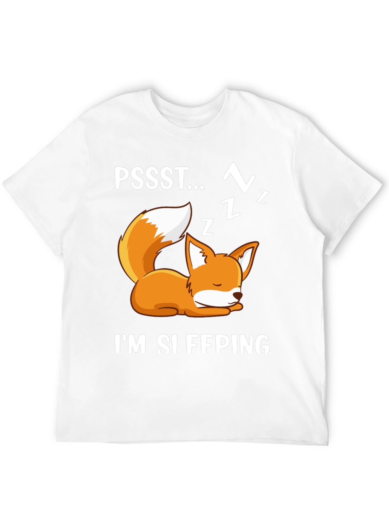 Cute Fox Sleeping Graphic T-Shirt