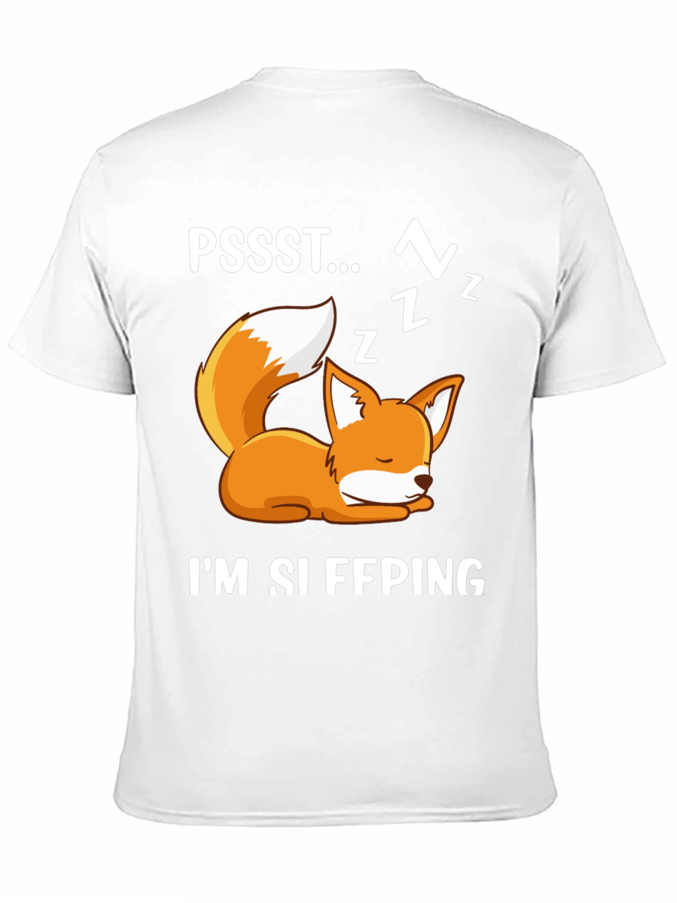 Cute Fox Sleeping Graphic T-Shirt