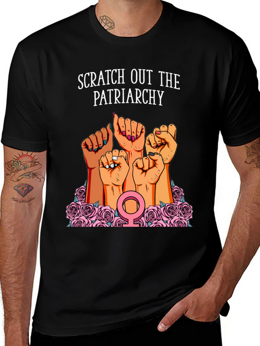 Scratch Out The Patriarchy Womens T-Shirt