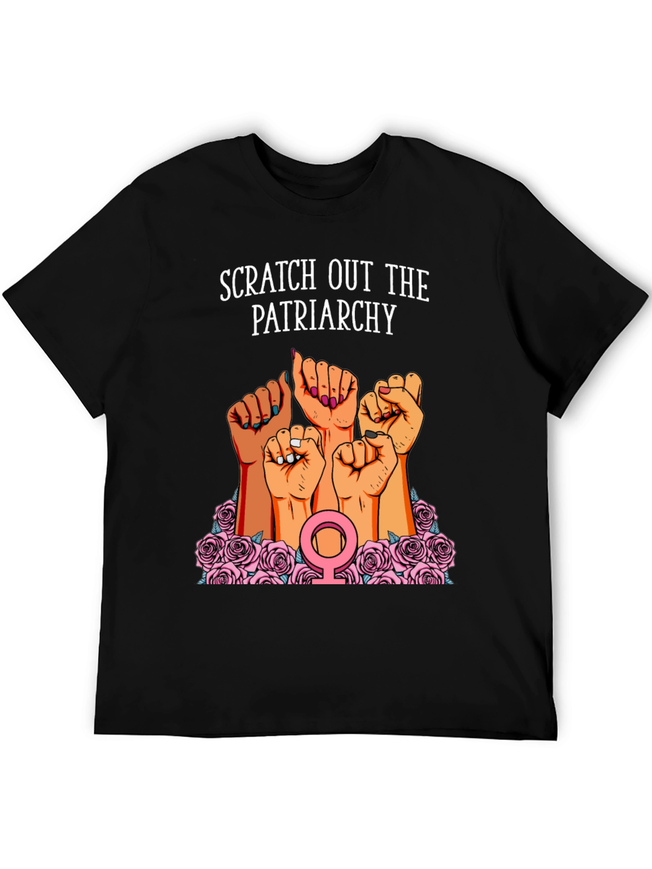 Scratch Out The Patriarchy Womens T-Shirt