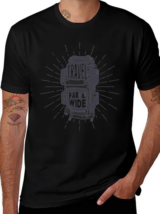 Travel Far & Wide Graphic Tee - Adventure Ready!