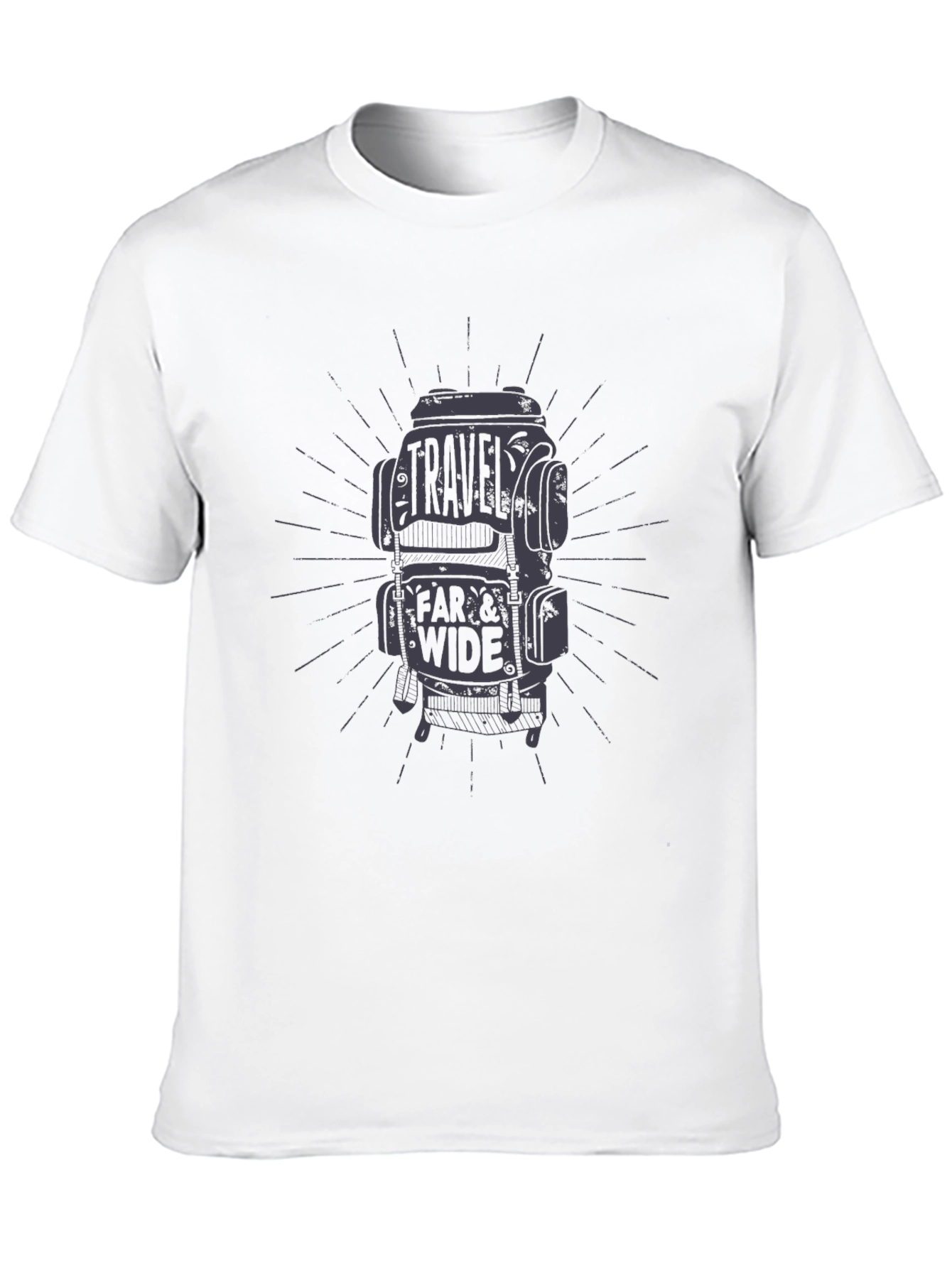 Travel Far & Wide Graphic Tee - Adventure Ready!