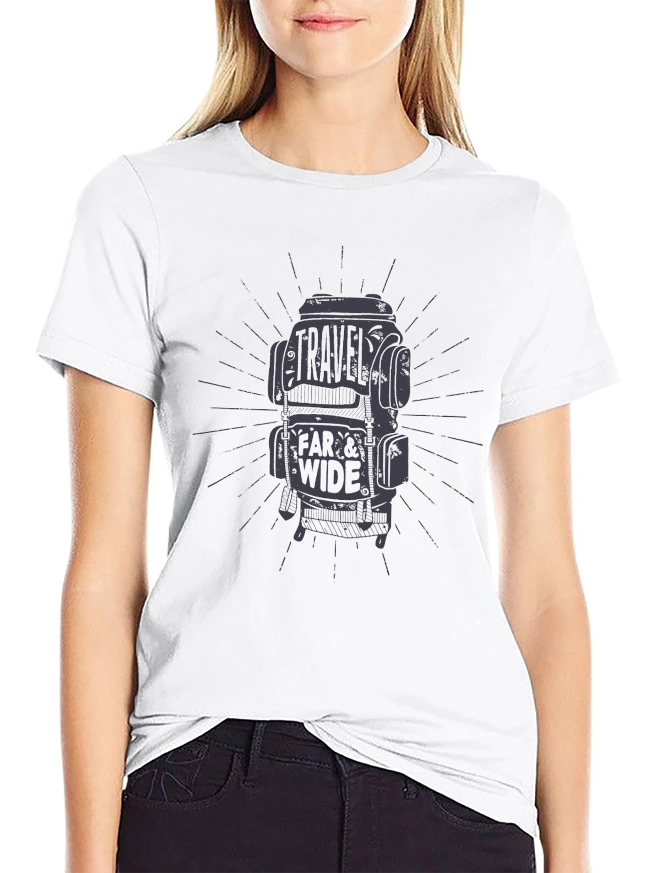 Travel Far & Wide Graphic Tee - Adventure Ready!