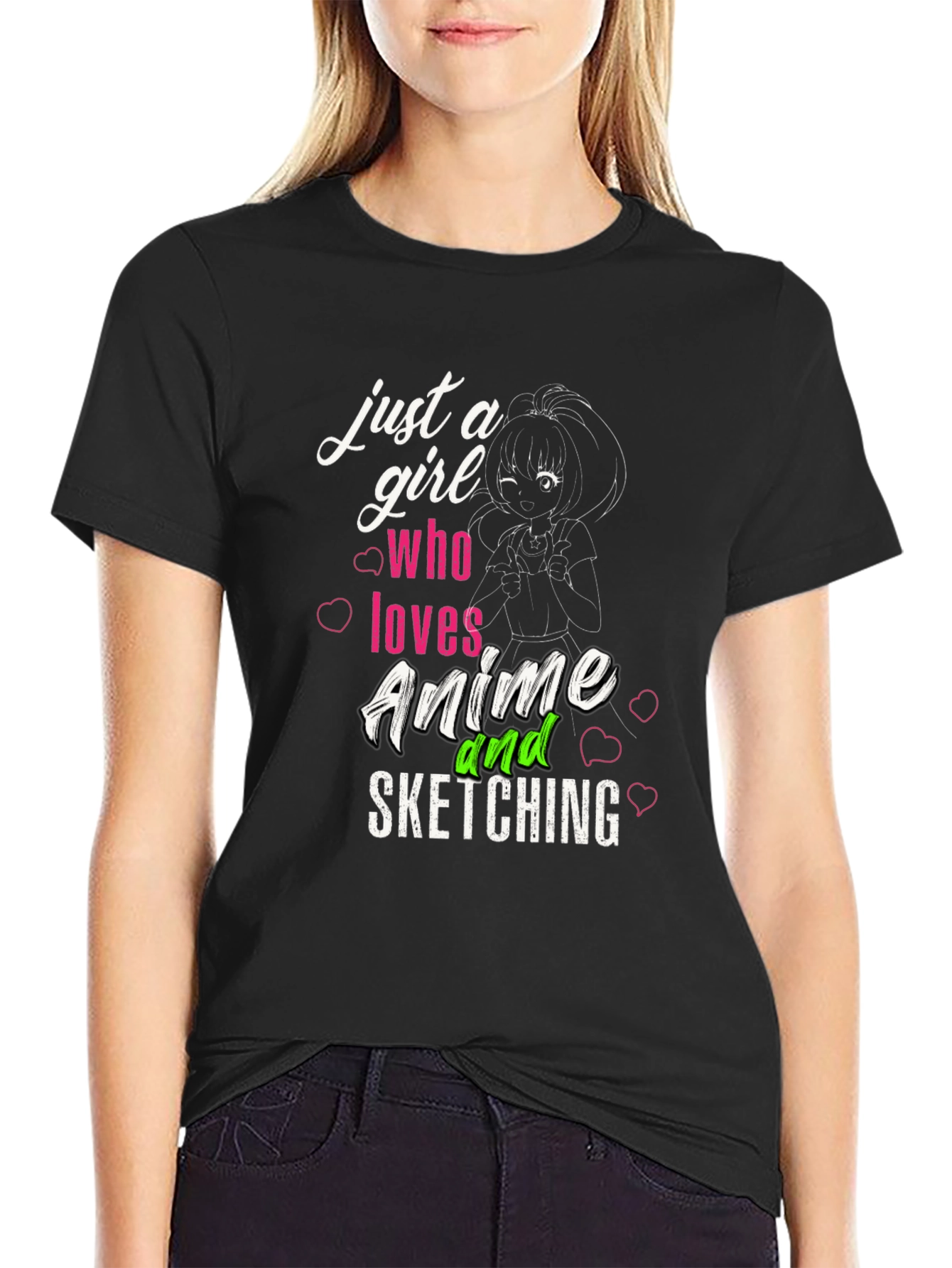 Anime & Sketching Graphic Tee