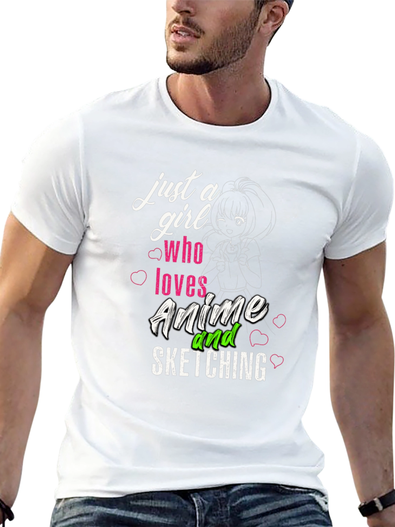 Anime & Sketching Graphic Tee