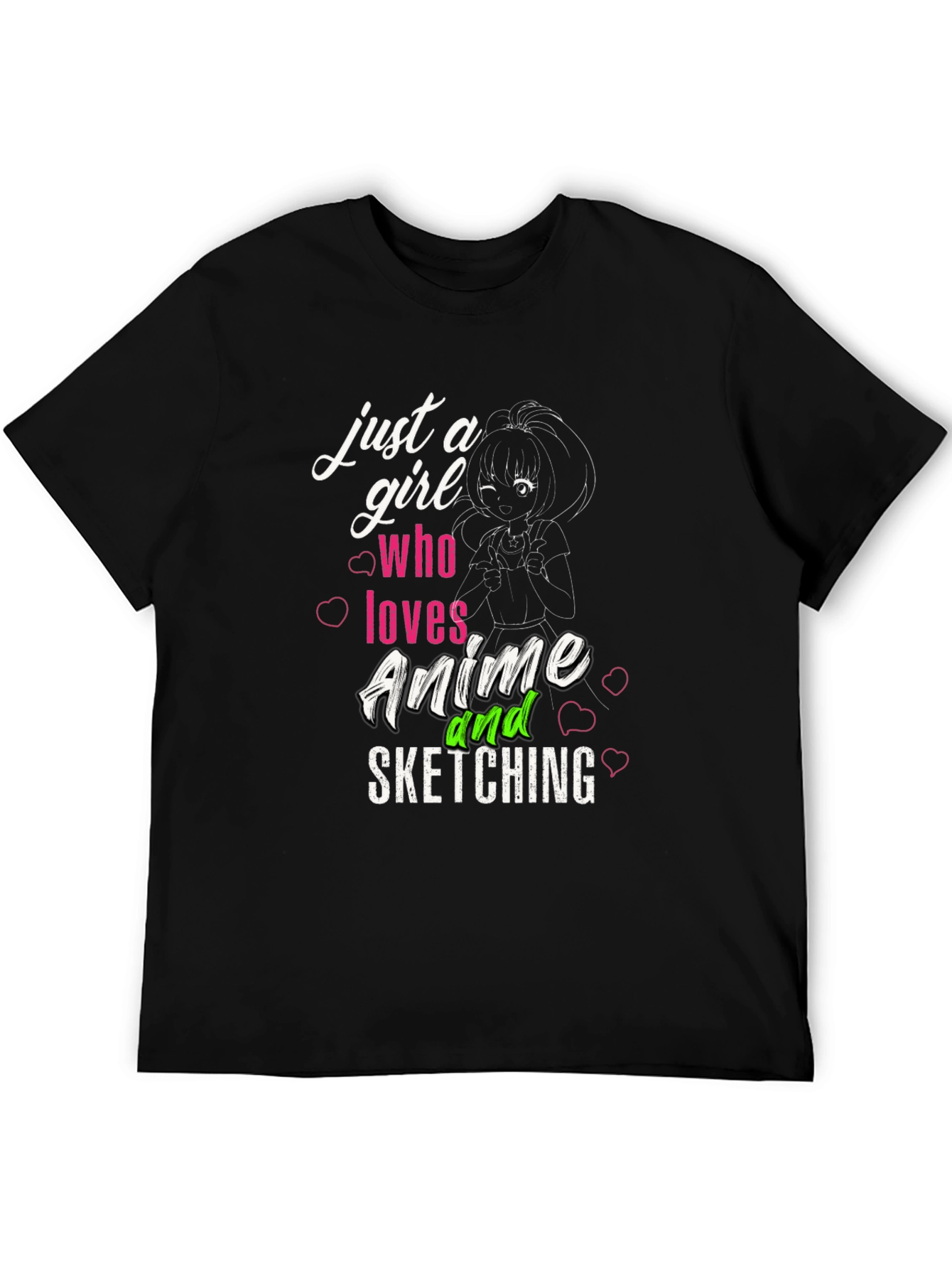 Anime & Sketching Graphic Tee
